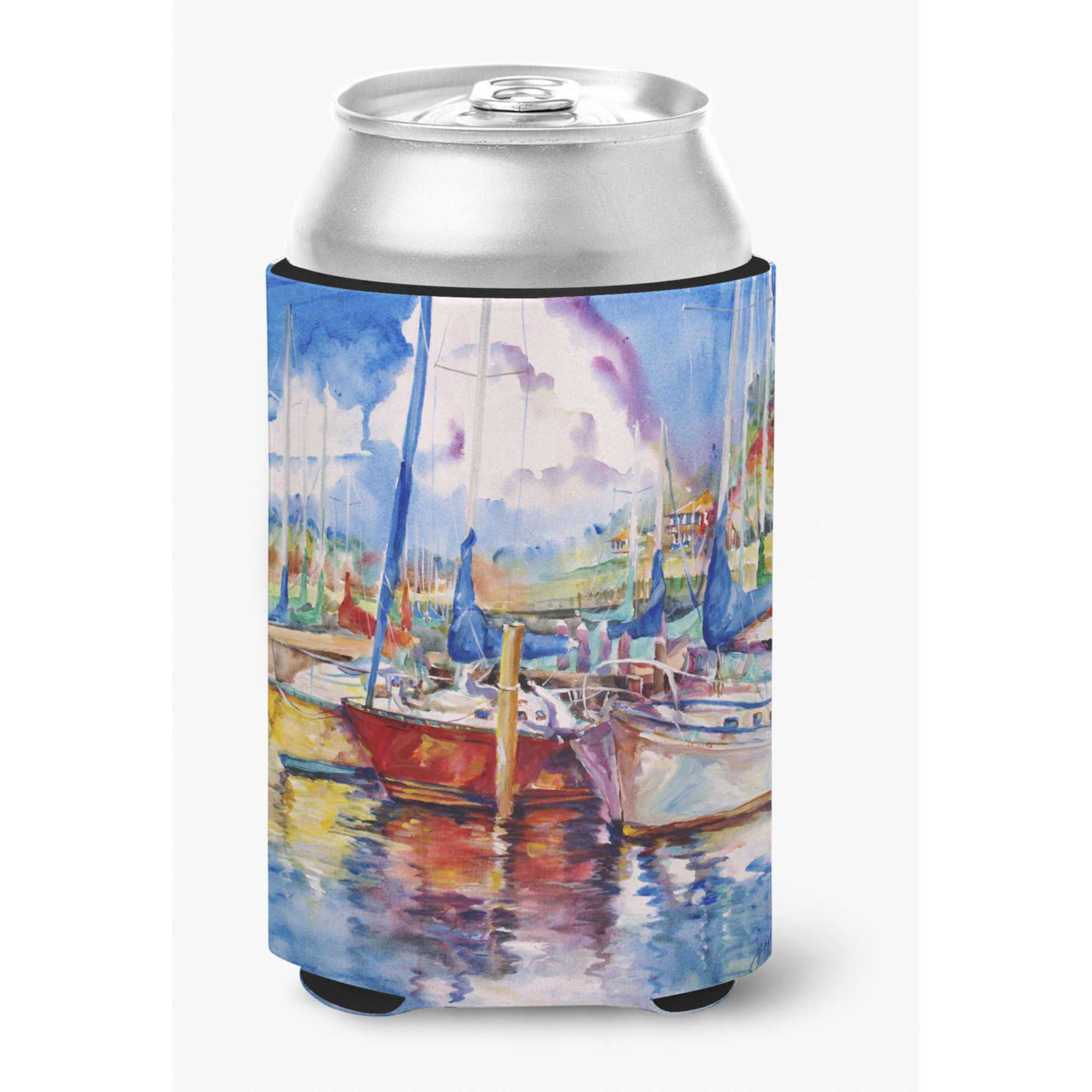 Tree Boats Sailboats Can or Bottle Hugger JMK1247CC