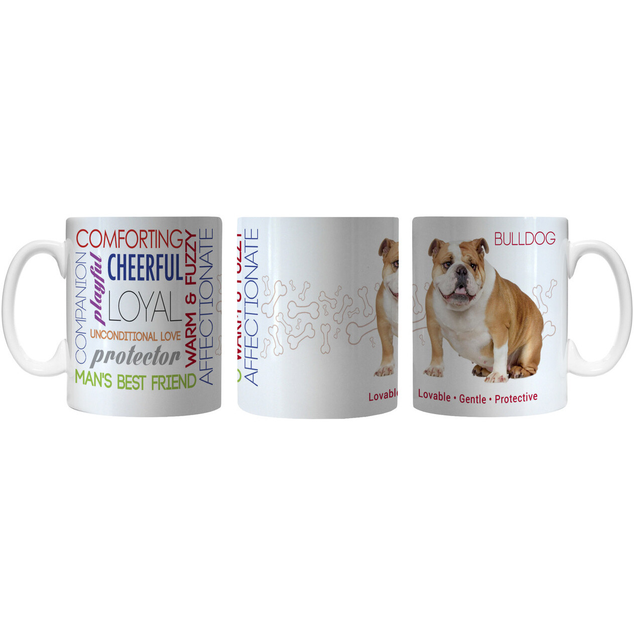 Pet Coffee Mug 11oz Bulldog