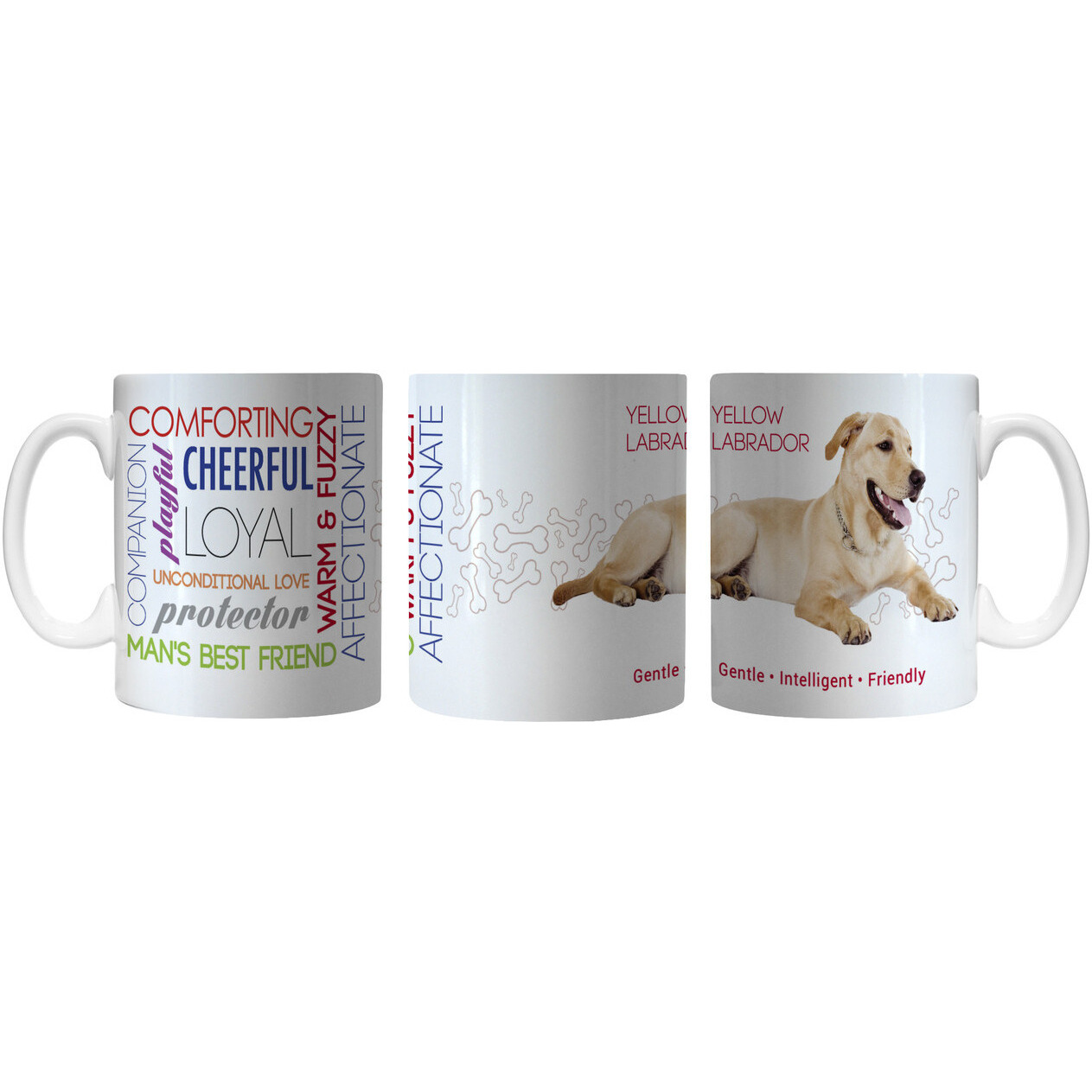 Pet Coffee Mug 11oz Yellow Labrador
