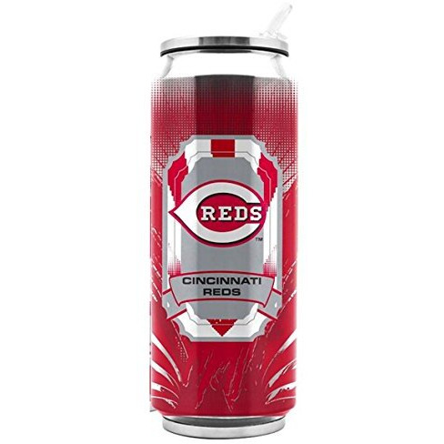 Cincinnati Reds Stainless Steel Thermo Can - 16.9 ounces - Special Order