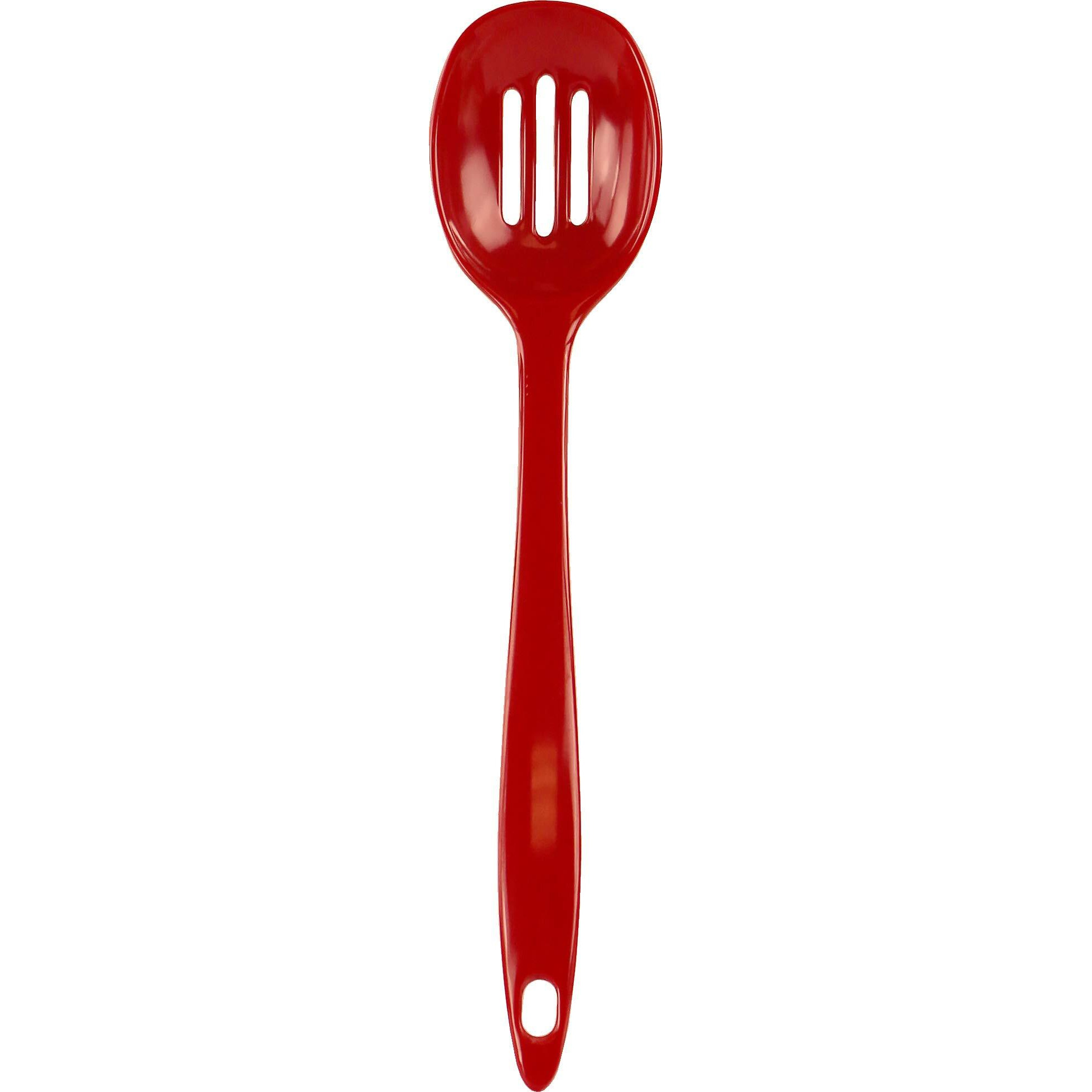 Reston Lloyd Melamine Slotted Spoon - Red