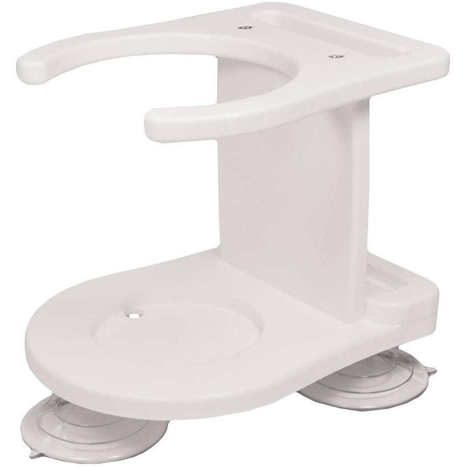 TACO Marine P01-2010W One-Tumbler Poly Holder - White