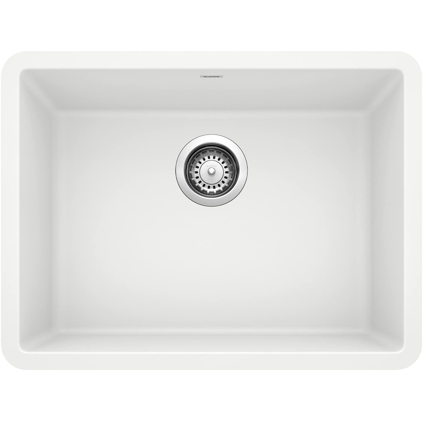 Blanco Precis Silgranit 24" Single Bowl - White