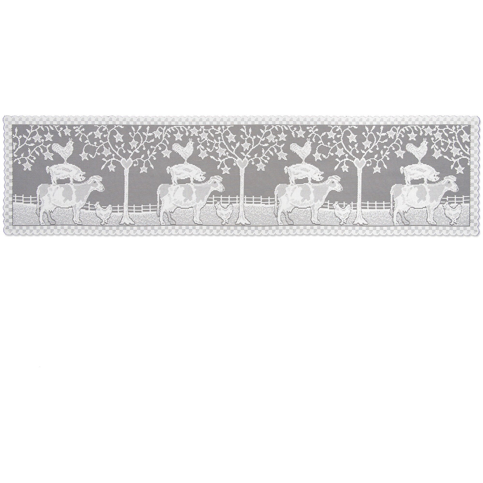 Heritage Lace FH-1460W 14 x 60 in. Farmhouse Table Runner