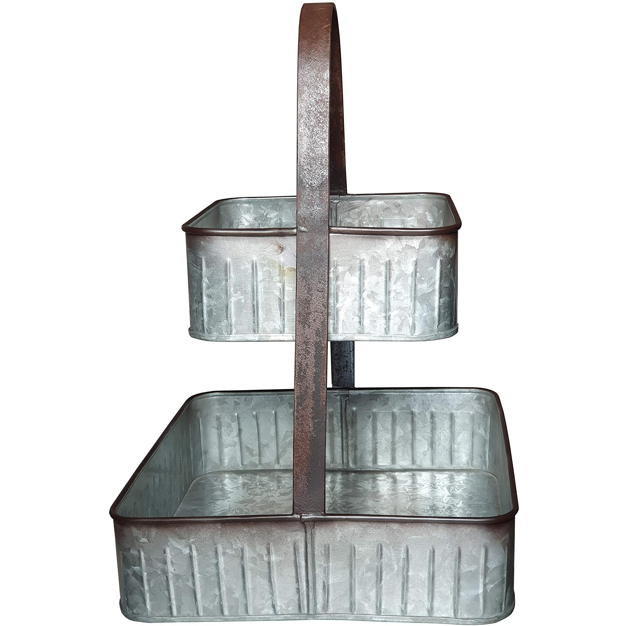 Two-Tiered Corrugated Square Tray