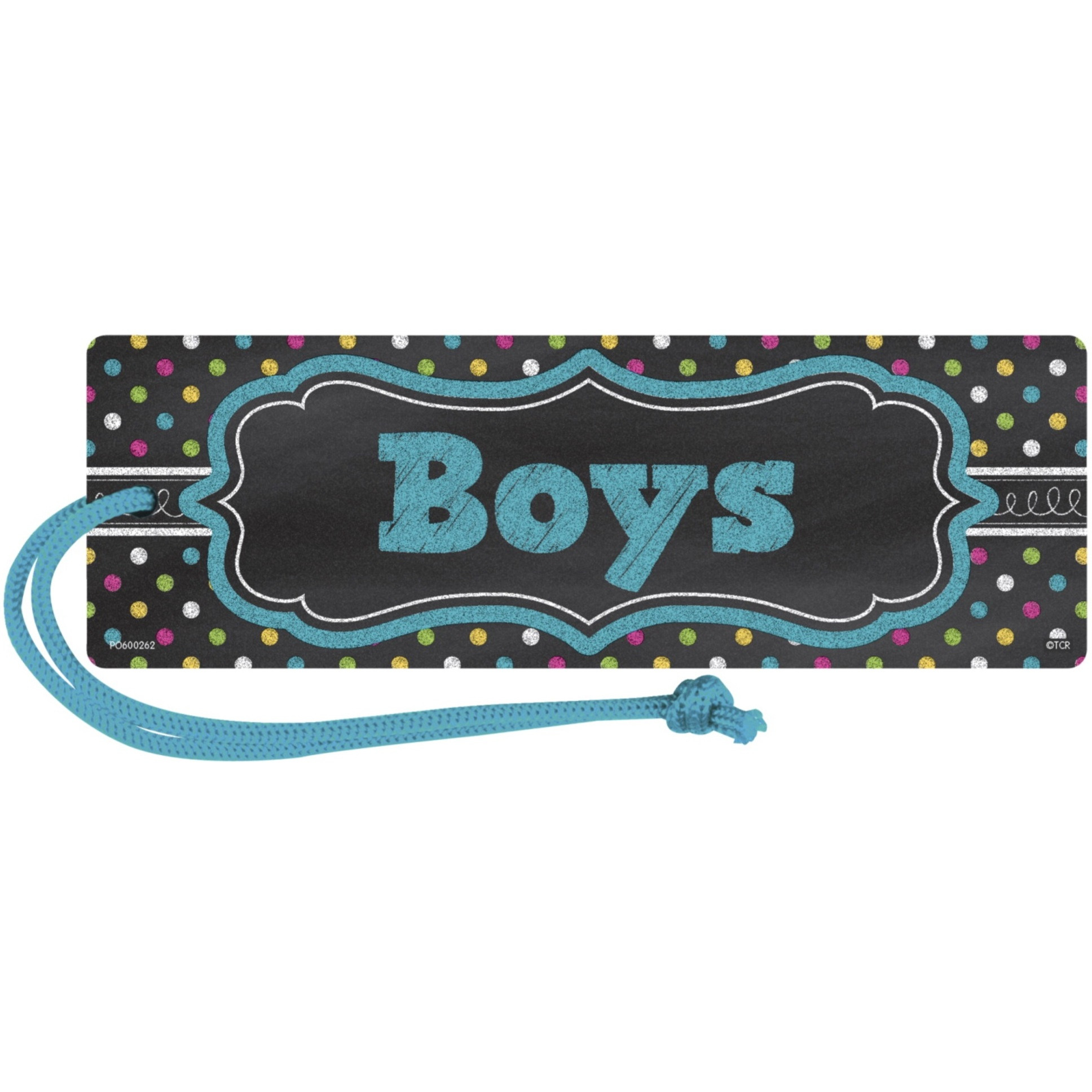 Teacher Created Resources Hall Passes, Magnetic, Chalkboard Brights, Set of 3
