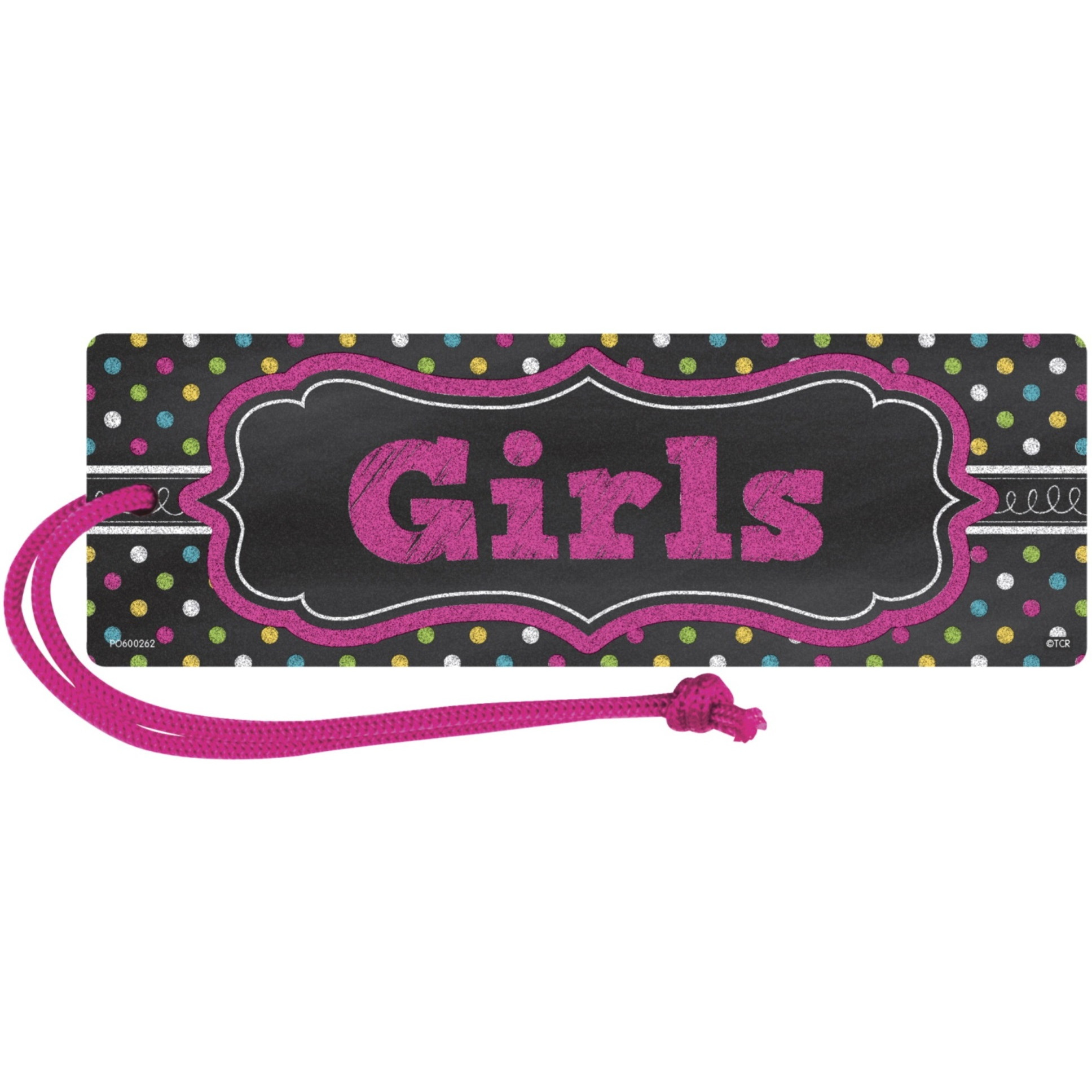 Teacher Created Resources Hall Passes, Magnetic, Chalkboard Brights, Set of 3