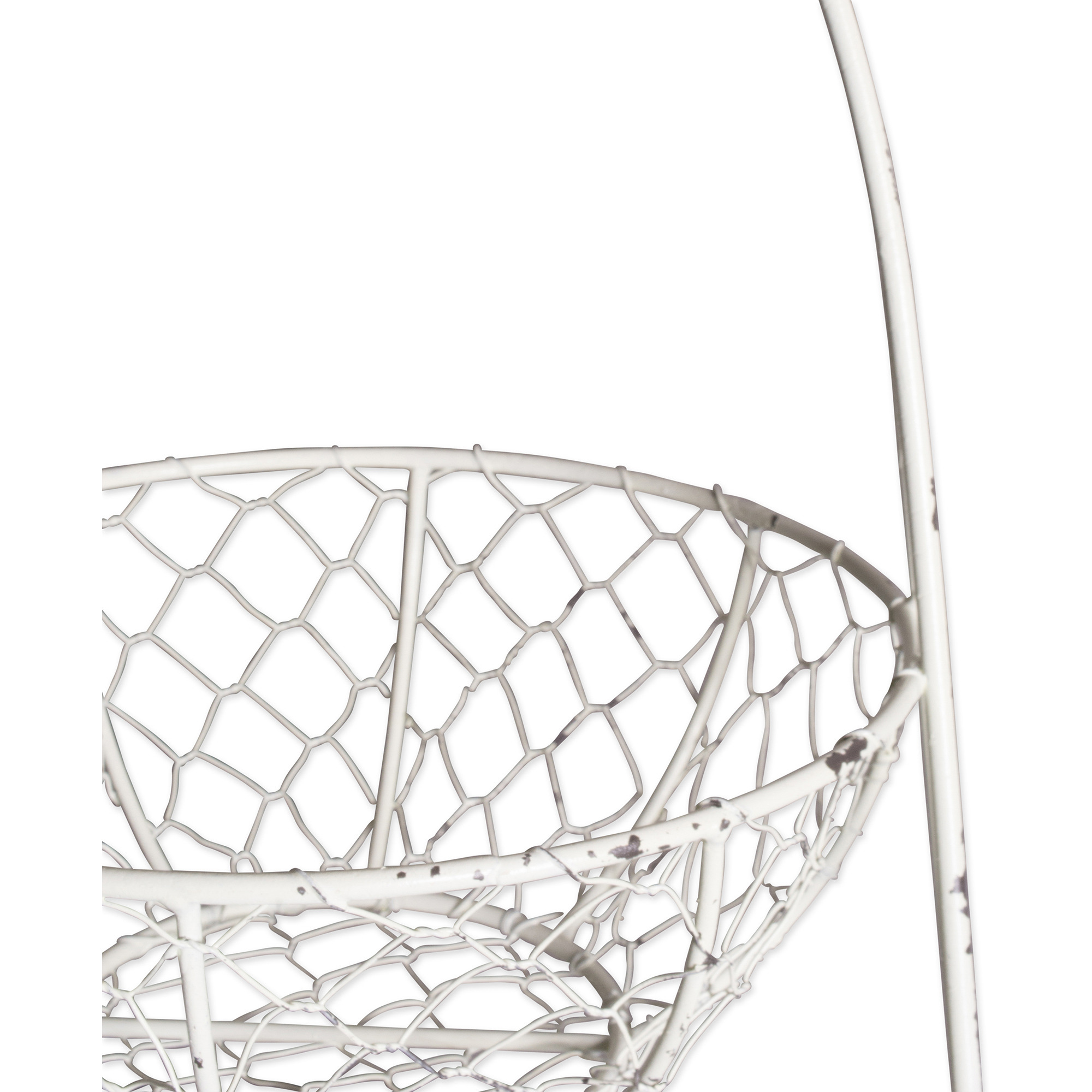 DII Chicken Wire Tiered Stand Antique White