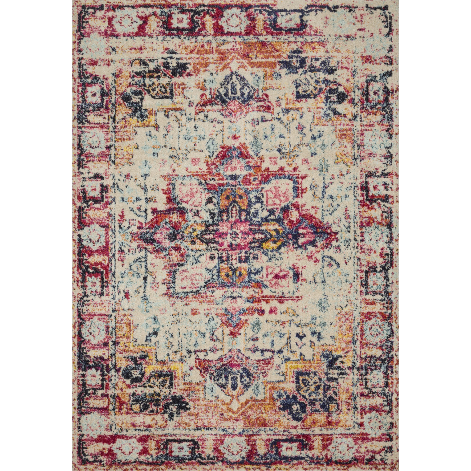 Nadia Ivory / Fiesta - 6'-7" x 6'-7" Round