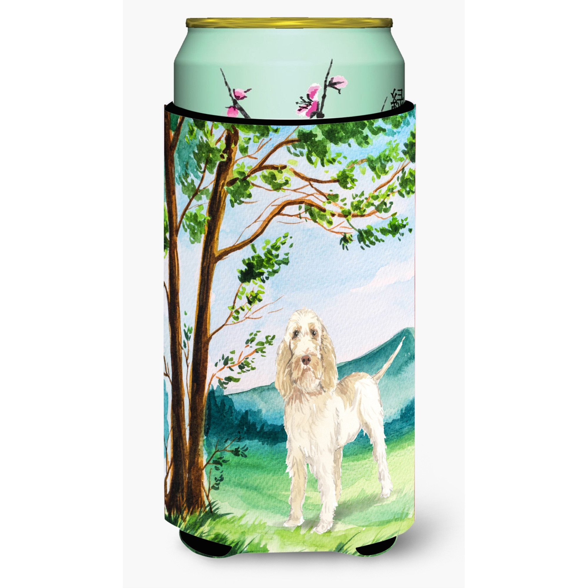 &quotCaroline's Treasures CK2554TBC Under the Tree Spinone Italiano Tall Boy Hugger cold-beverage-koozies, Multicolor"