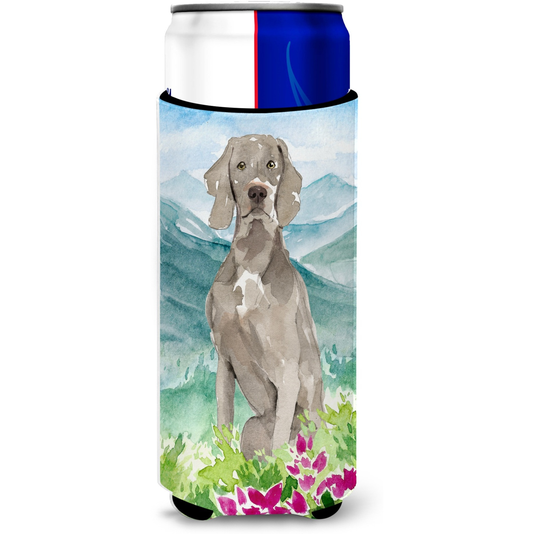 &quotCaroline's Treasures CK2517MUK Michelob Ultra Hugger for slim cans cold-beverage-koozies, Multicolor"