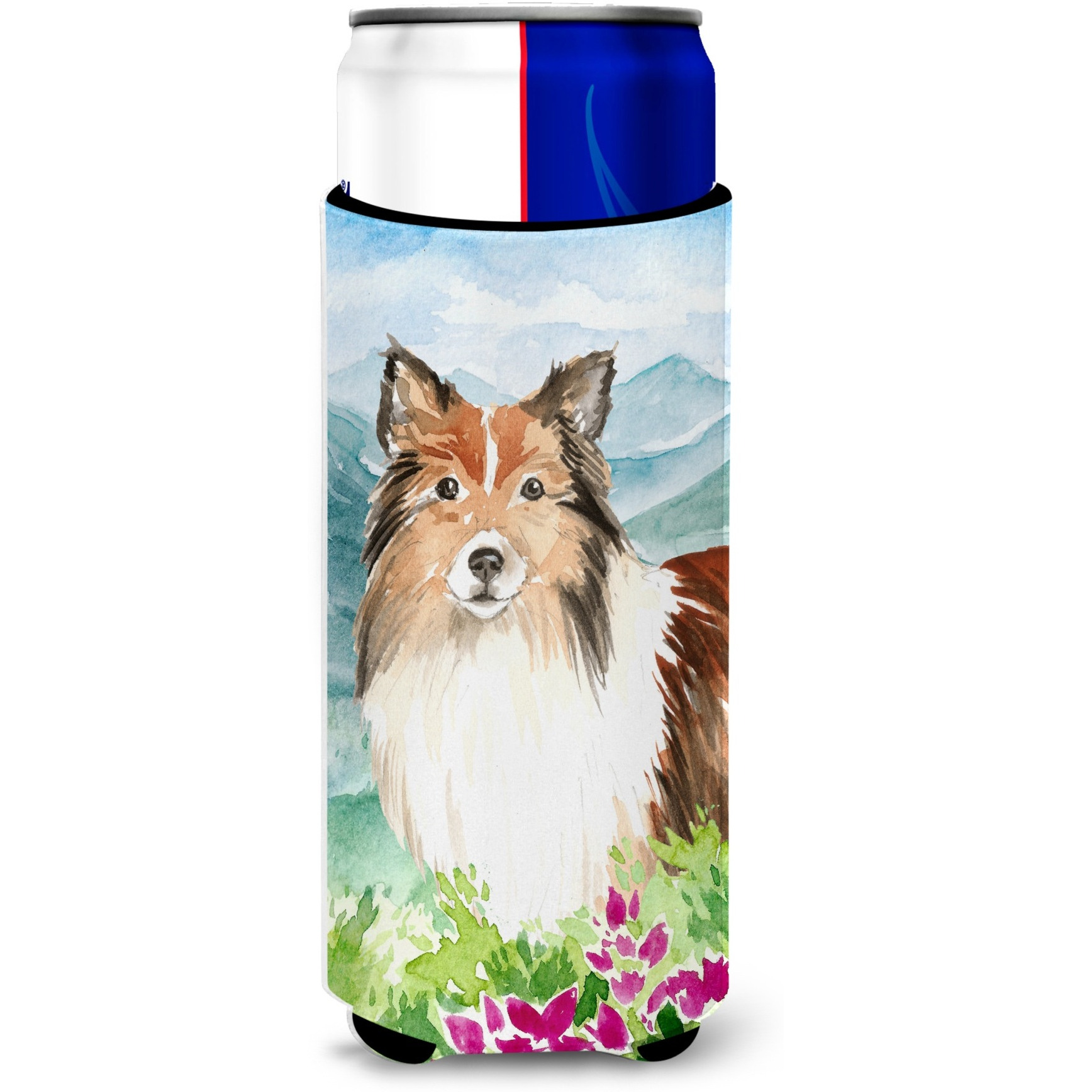 &quotCaroline's Treasures CK2522MUK Michelob Ultra Hugger for slim cans cold-beverage-koozies, Multicolor"