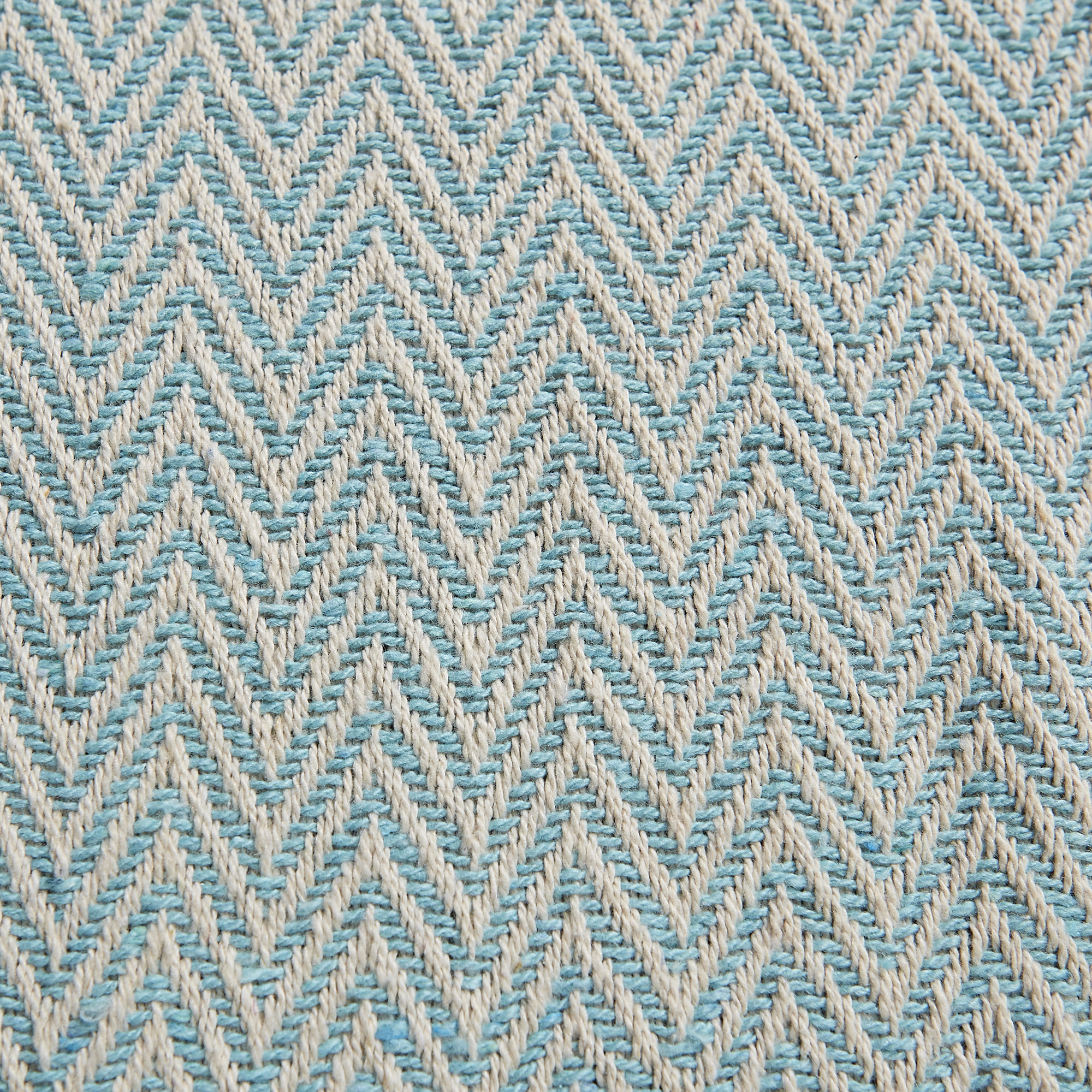 DII Aqua Chevron Handloom Table Runner