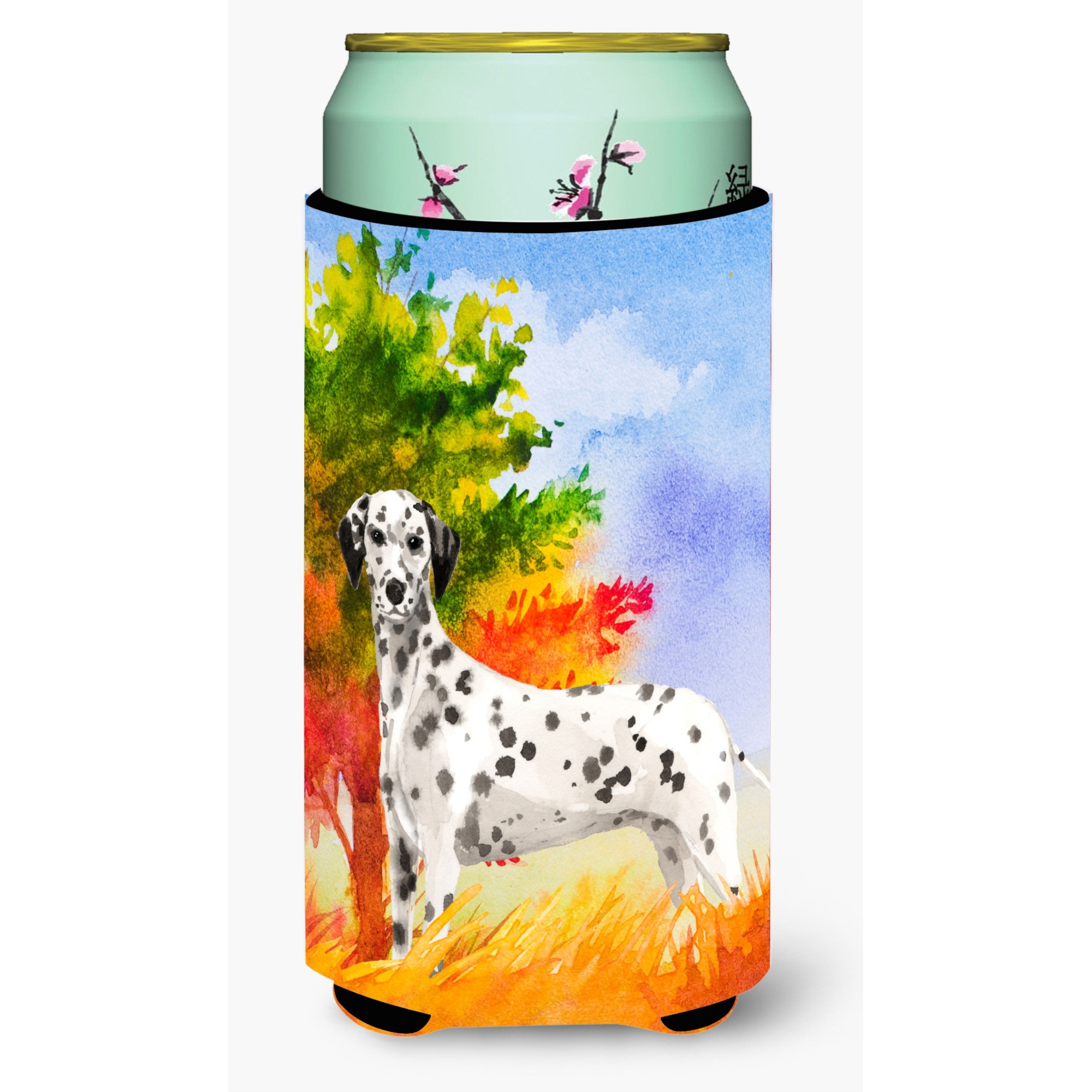 &quotCaroline's Treasures CK1945TBC Fall Dalmatian Tall Boy Insulator Hugger cold-beverage-koozies, Multicolor"
