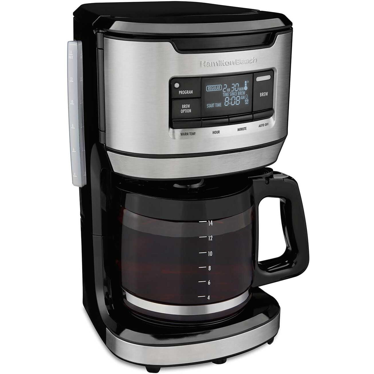Hamilton Beach 6009884 14 Cup Black & Silver Coffee Maker