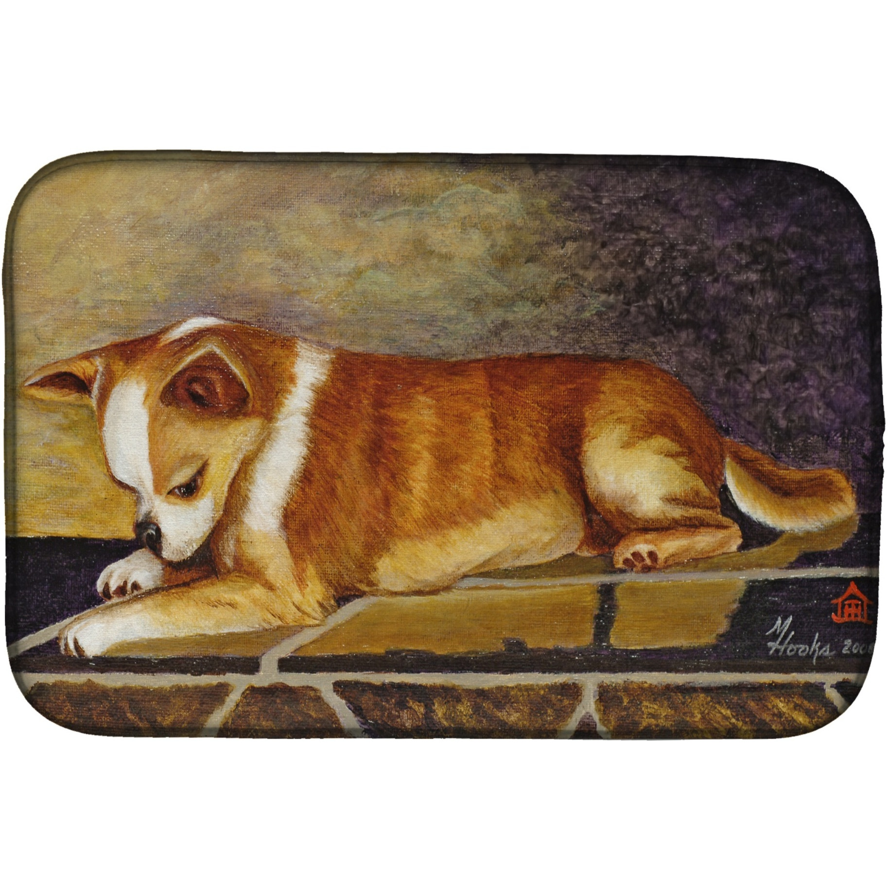 &quotCaroline's Treasures MH1052DDM Chihuahua I See dish-drying-mats, 14x21, Multicolor"