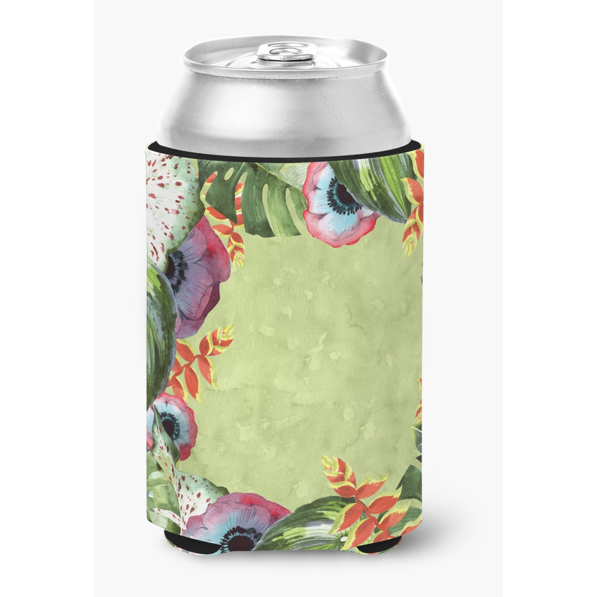 Carolines Treasures CK1698CC Tropical Can or Bottle Hugger cold-beverage-koozies, Multicolor