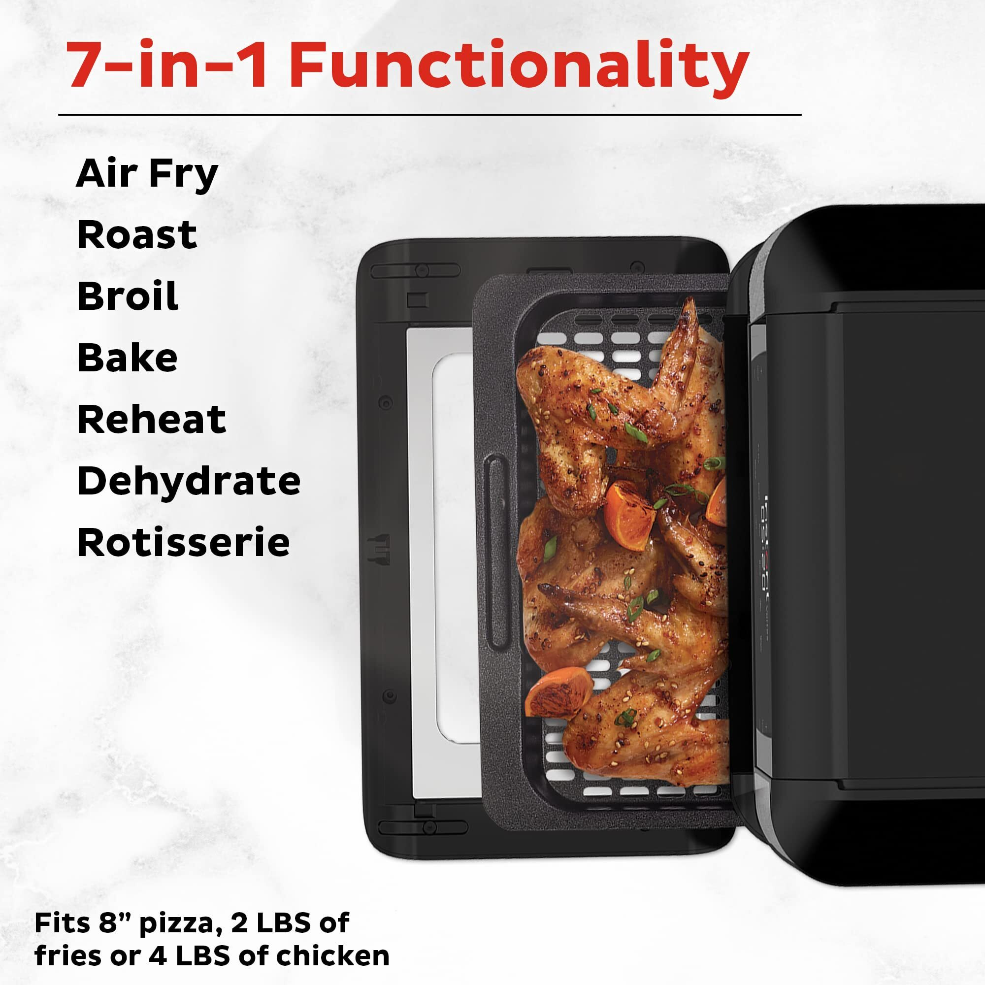 Instant Pot 6010891 10 qt. Vortex Black & Silver Air Fryer Oven