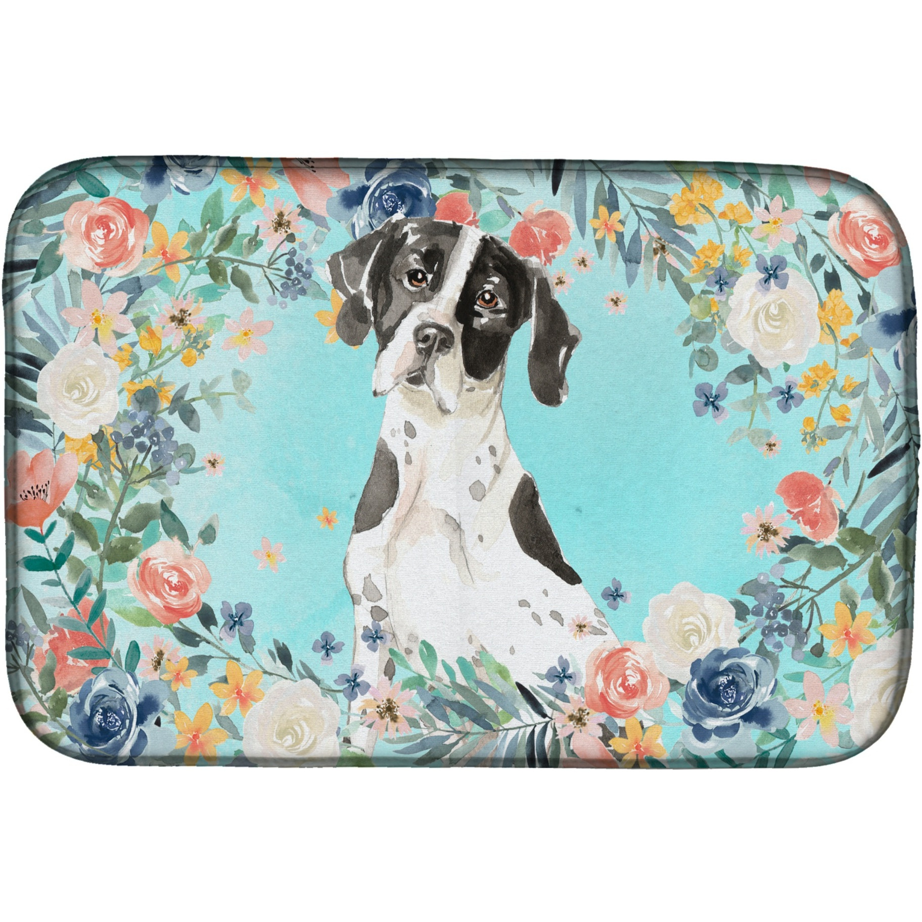 &quotCaroline's Treasures CK3427DDM English Pointer dish-drying-mats, 14 x 21, Multicolor"