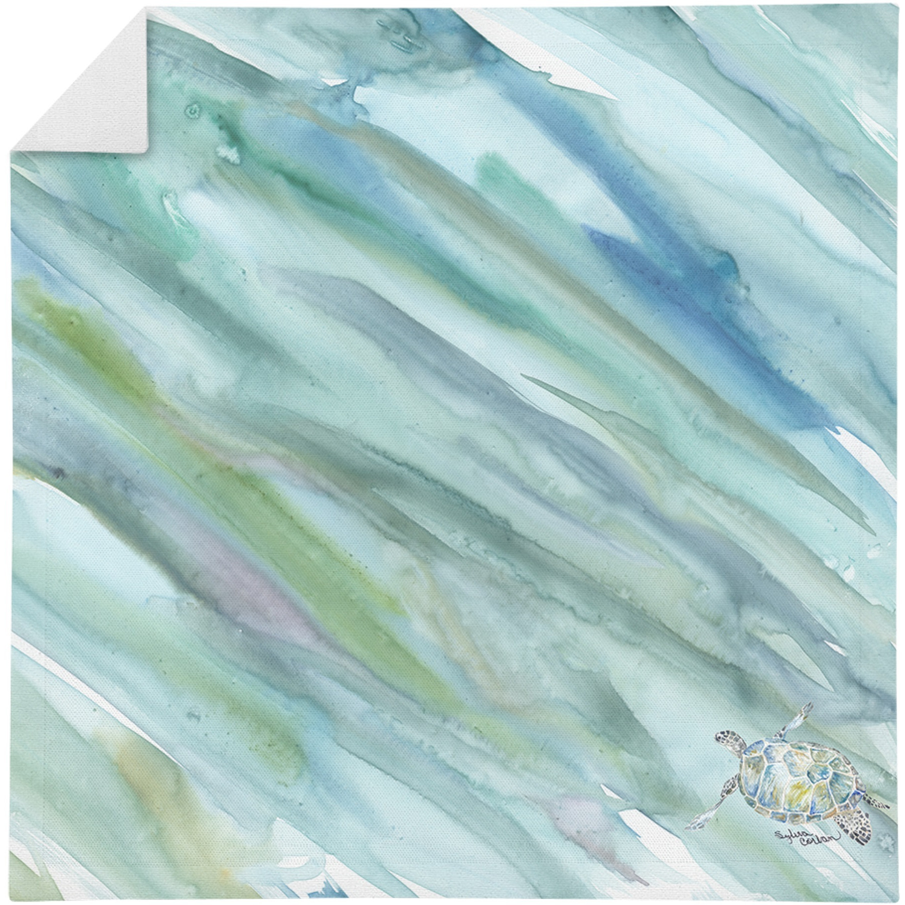 Sea Turtle on Blue Napkin SC2054NAP