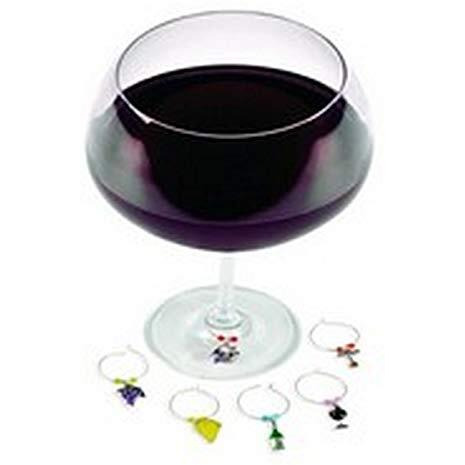Wrap-Art 26657 Wine charms - Wine & cheese