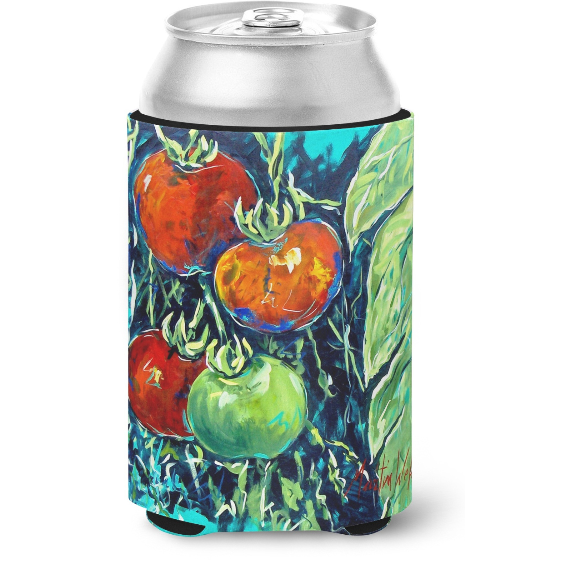 &quotCaroline's Treasures MW1359CC Tomato Can or Bottle Hugger cold-beverage-koozies, Multicolor"