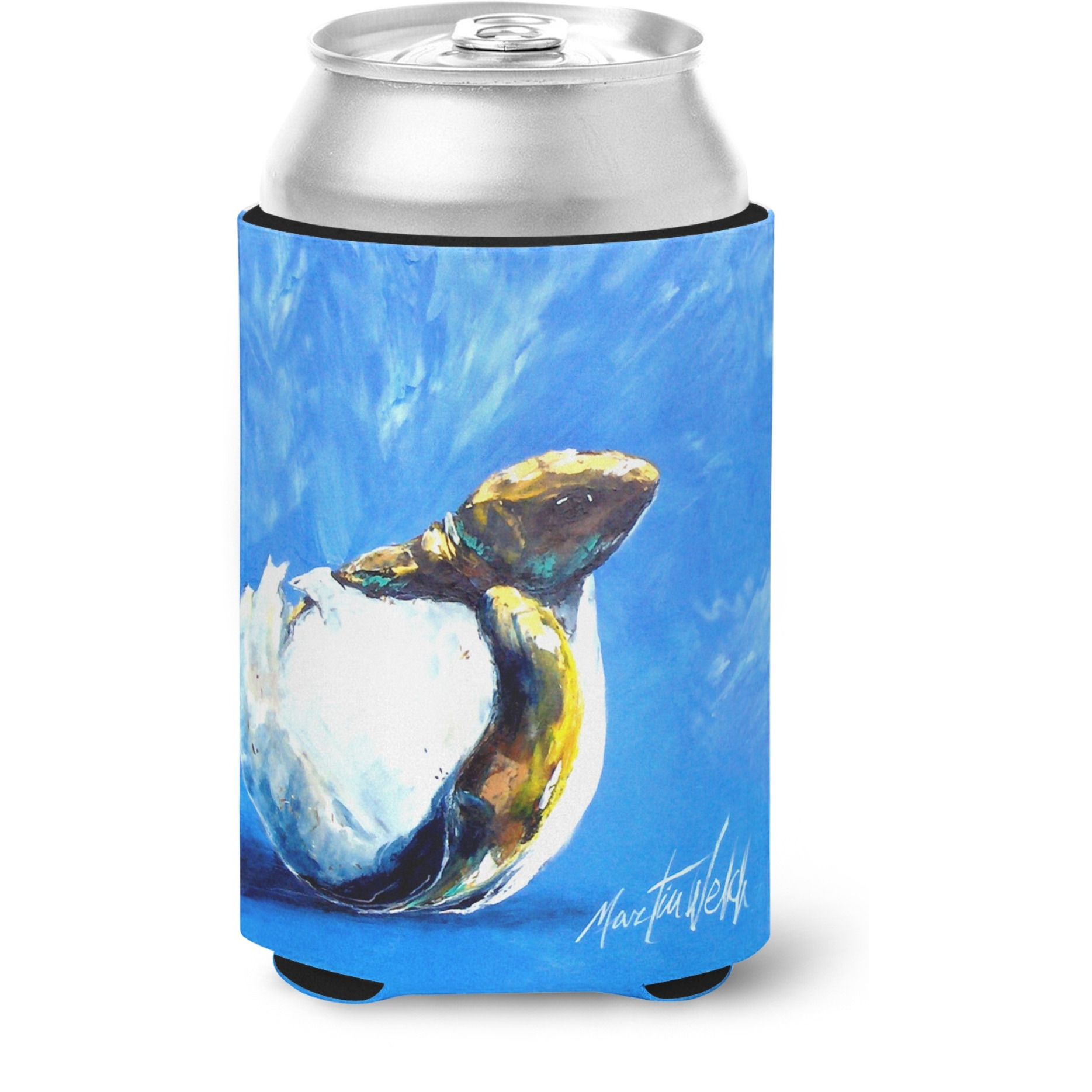 Carolines Treasures MW1302CC Baby Turtle Can or Bottle Hugger cold-beverage-koozies, Multicolor
