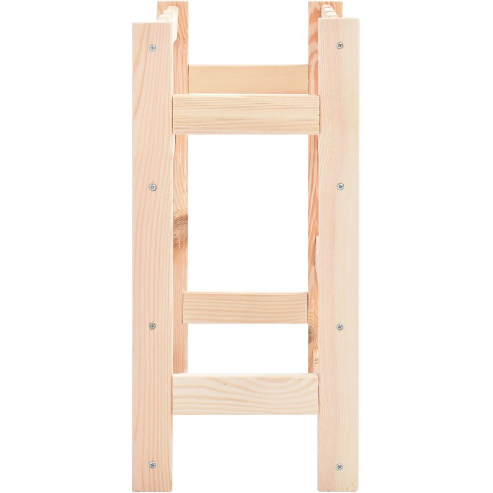 vidaXL Wine Rack for 16 Bottles Pinewood