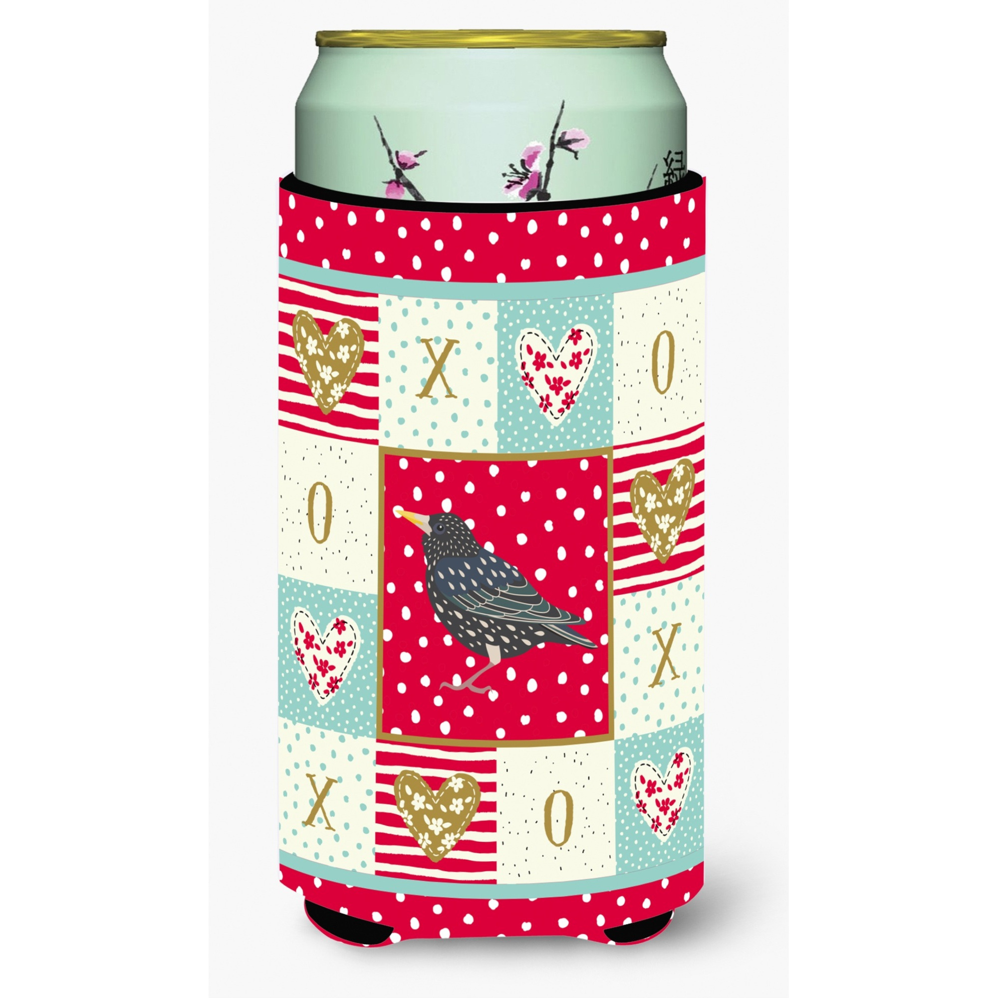 &quotCaroline's Treasures CK5515TBC Starling Love Tall Boy Insulator Hugger cold-beverage-koozies, Multicolor"