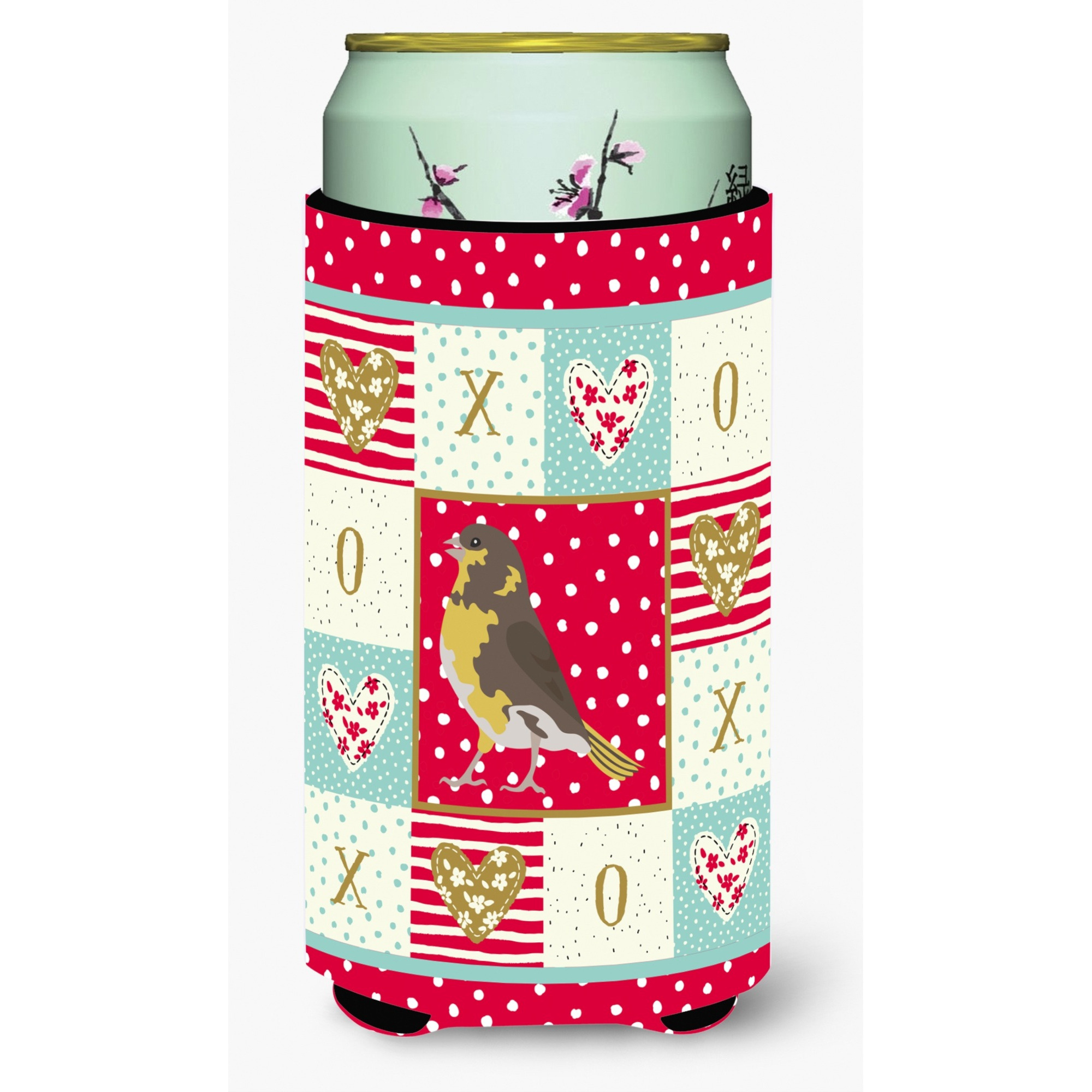 &quotCaroline's Treasures CK5508TBC Spanish Canary Love Tall Boy Insulator Hugger cold-beverage-koozies, Multicolor"