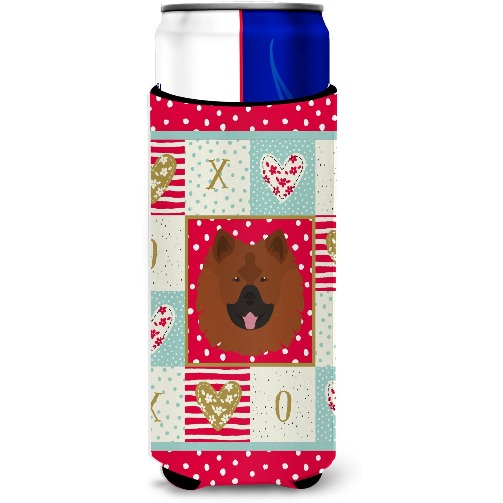 &quotCaroline's Treasures CK5199MUK Eurasier Michelob Ultra Hugger for slim cans cold-beverage-koozies, Multicolor"
