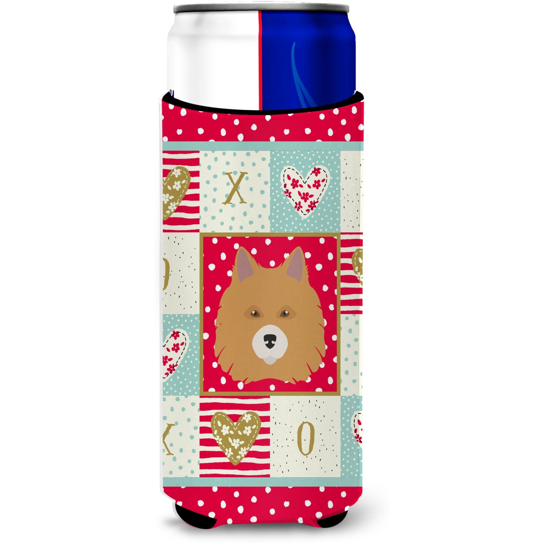 &quotCaroline's Treasures CK5196MUK Elo Dog Michelob Ultra Hugger for slim cans cold-beverage-koozies, Multicolor"