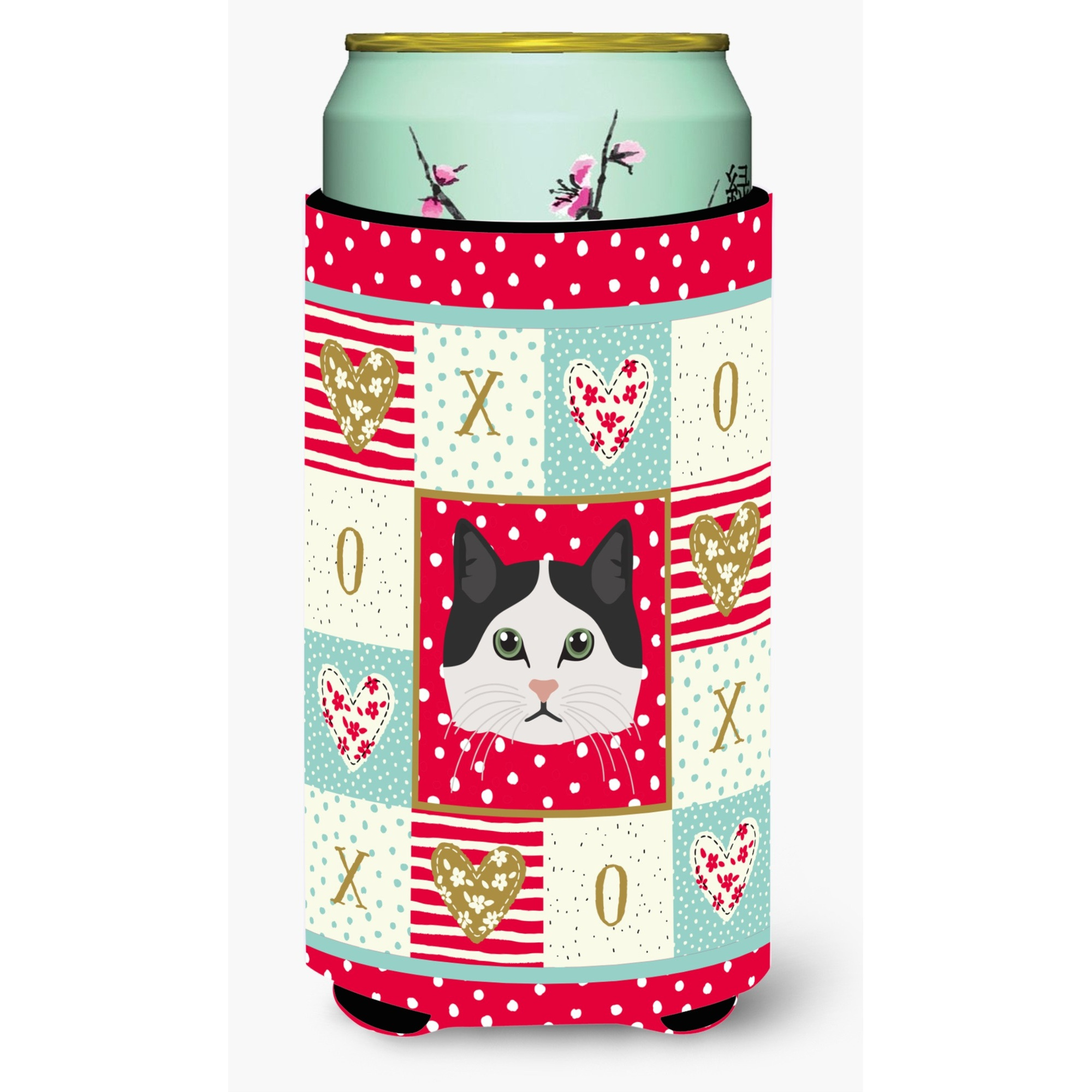 &quotCaroline's Treasures CK5152TBC Ragamuffin Cat Tall Boy Insulator Hugger cold-beverage-koozies, Multicolor"
