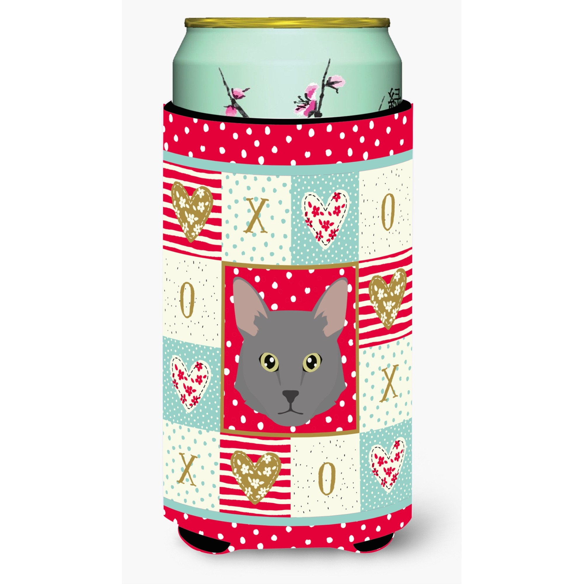 &quotCaroline's Treasures CK5136TBC Nebelung Cat Tall Boy Insulator Hugger cold-beverage-koozies, Multicolor"