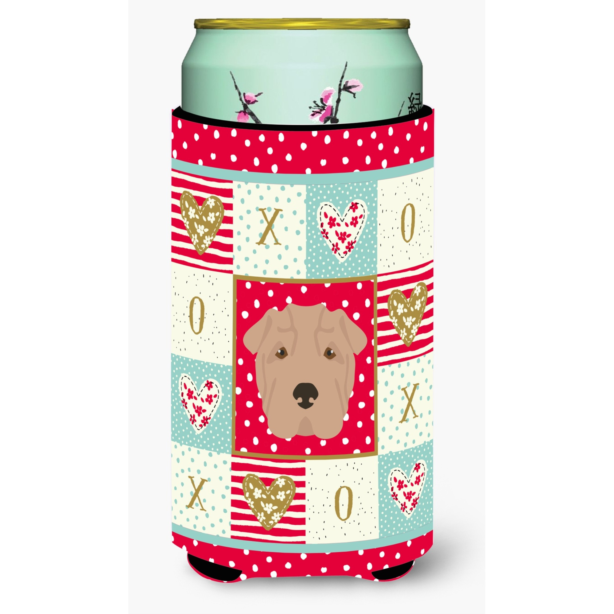 &quotCaroline's Treasures CK5237TBC Shar Pei Tall Boy Insulator Hugger cold-beverage-koozies, Multicolor"