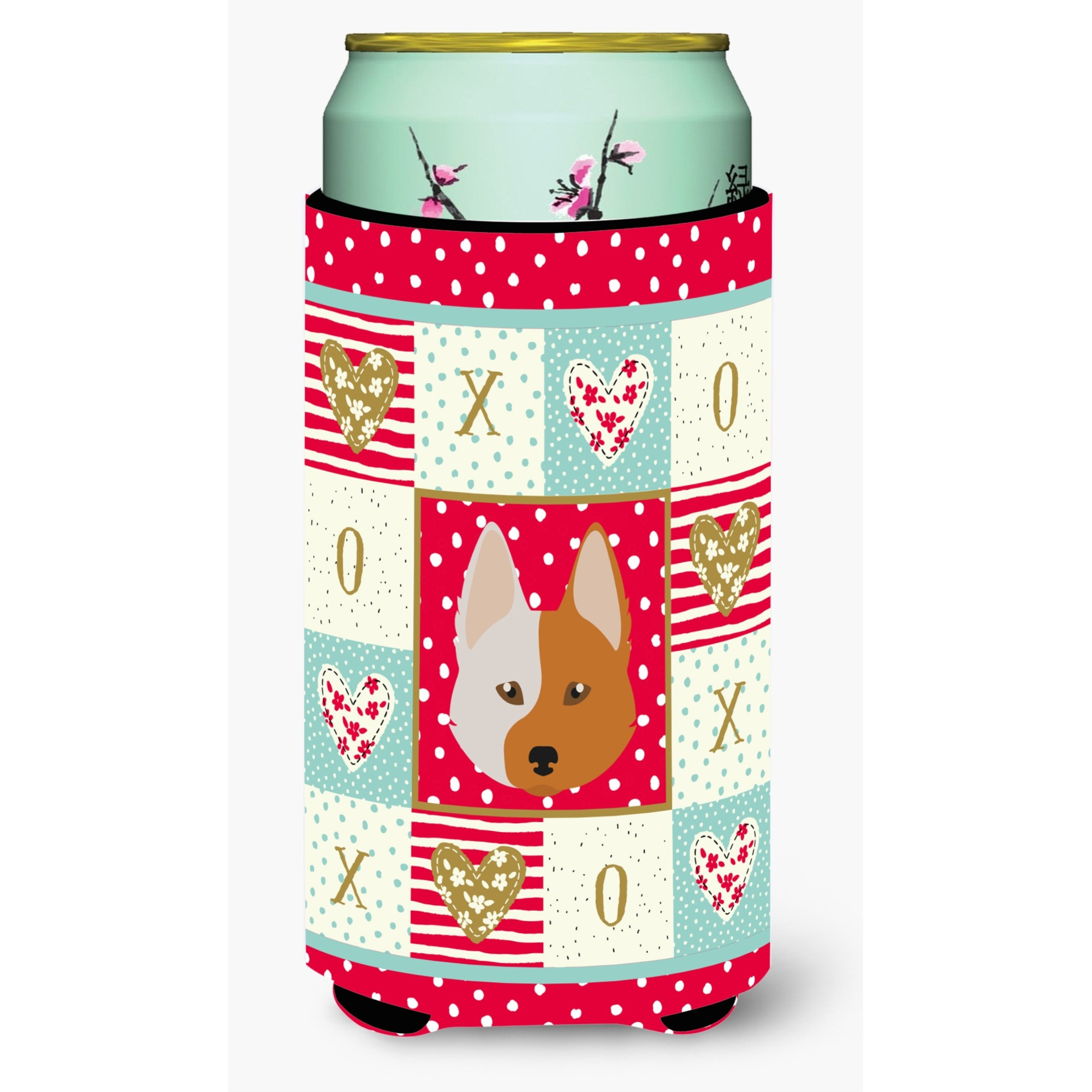 &quotCaroline's Treasures CK5222TBC Nordic Spitz Tall Boy Insulator Hugger cold-beverage-koozies, Multicolor"