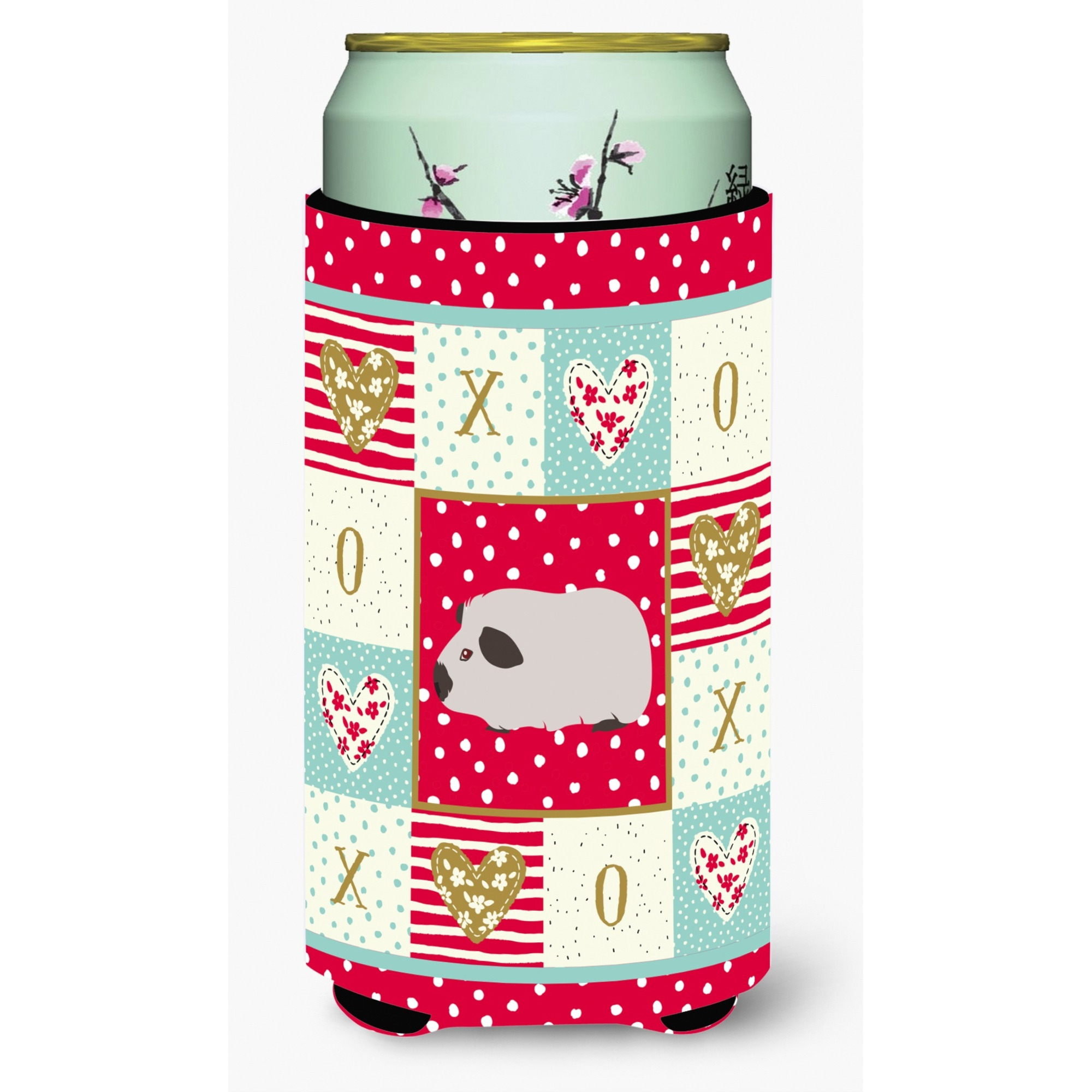 &quotCaroline's Treasures CK5429TBC Himalayan Guinea Pig Love Tall Boy Hugger cold-beverage-koozies, Multicolor"