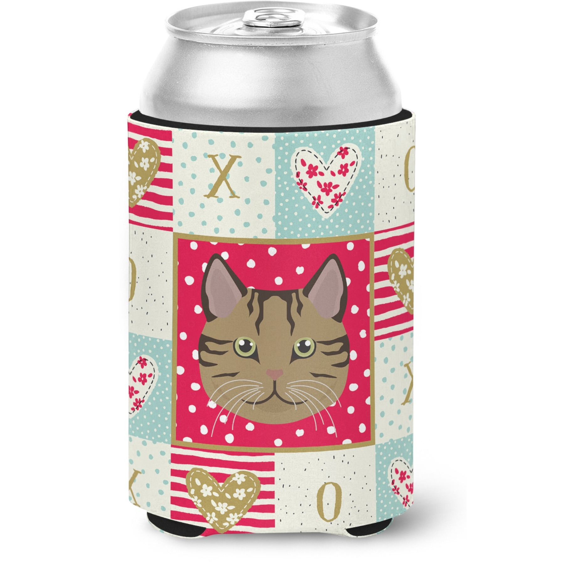 &quotCaroline's Treasures CK5159CC Scottish Straight Cat Love Can or Bottle Hugger cold-beverage-koozies, Multicolor"
