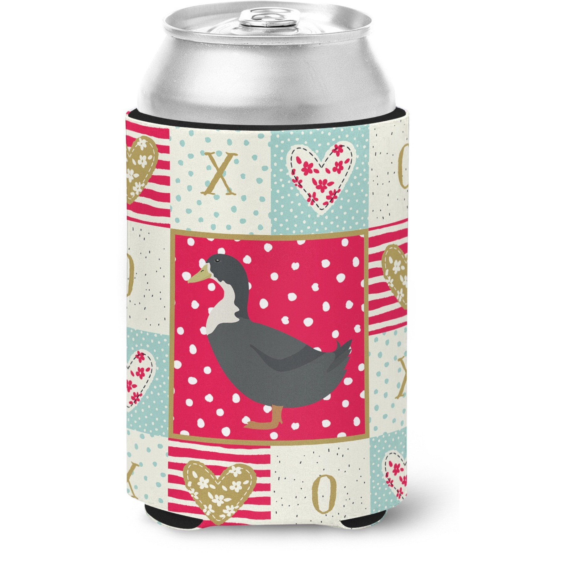 &quotCaroline's Treasures CK5289CC Blue Swedish Duck Love Can or Bottle Hugger cold-beverage-koozies, Multicolor"