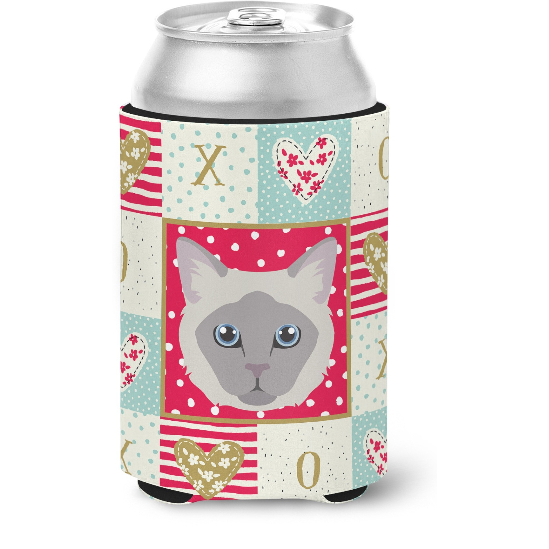 &quotCaroline's Treasures CK5144CC Owyhee Bob Cat Love Can or Bottle Hugger cold-beverage-koozies, Multicolor"