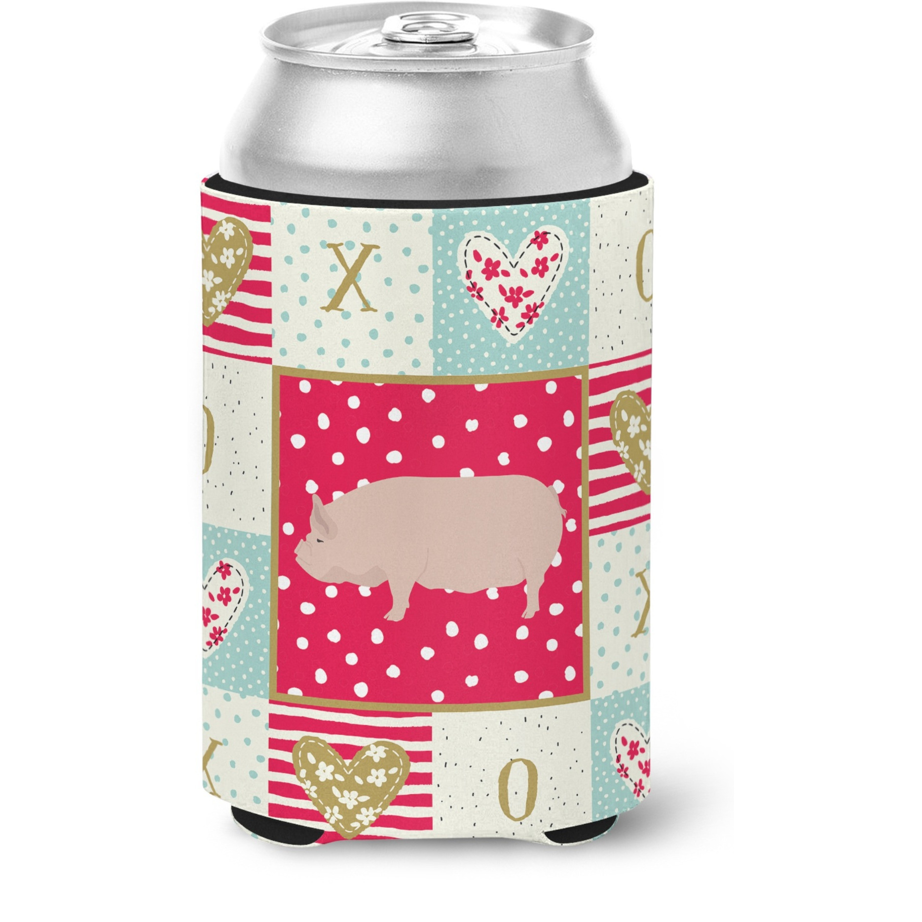 &quotCaroline's Treasures CK5364CC Welsh Pig Love Can or Bottle Hugger cold-beverage-koozies, Multicolor"