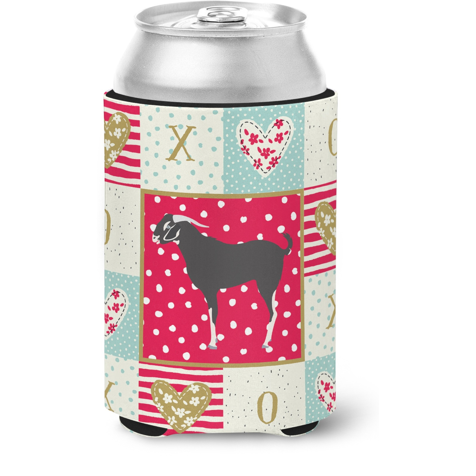 &quotCaroline's Treasures CK5311CC Black Bengal Goat Love Can or Bottle Hugger cold-beverage-koozies, Multicolor"