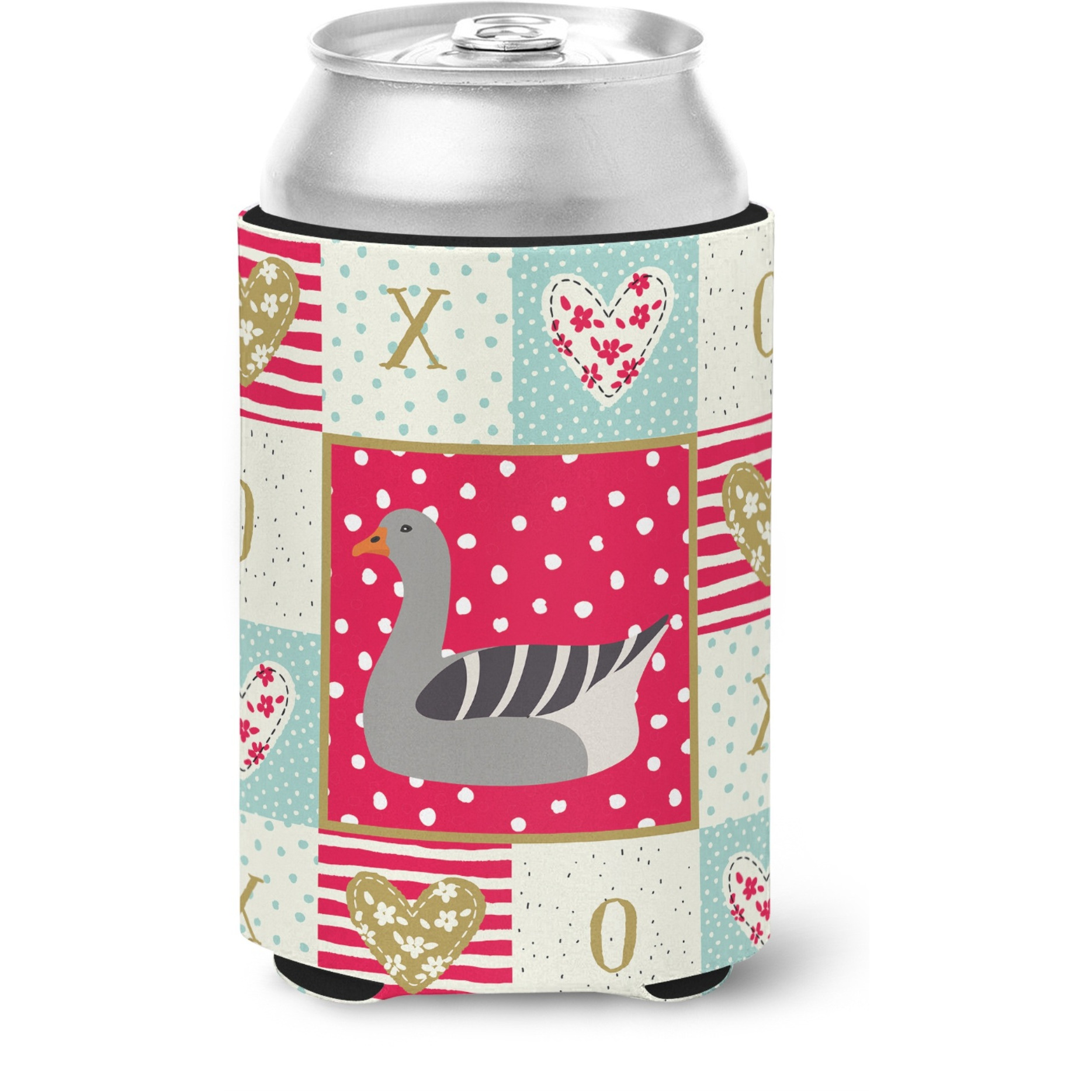 &quotCaroline's Treasures CK5320CC Pilgrim Goose Love Can or Bottle Hugger cold-beverage-koozies, Multicolor"