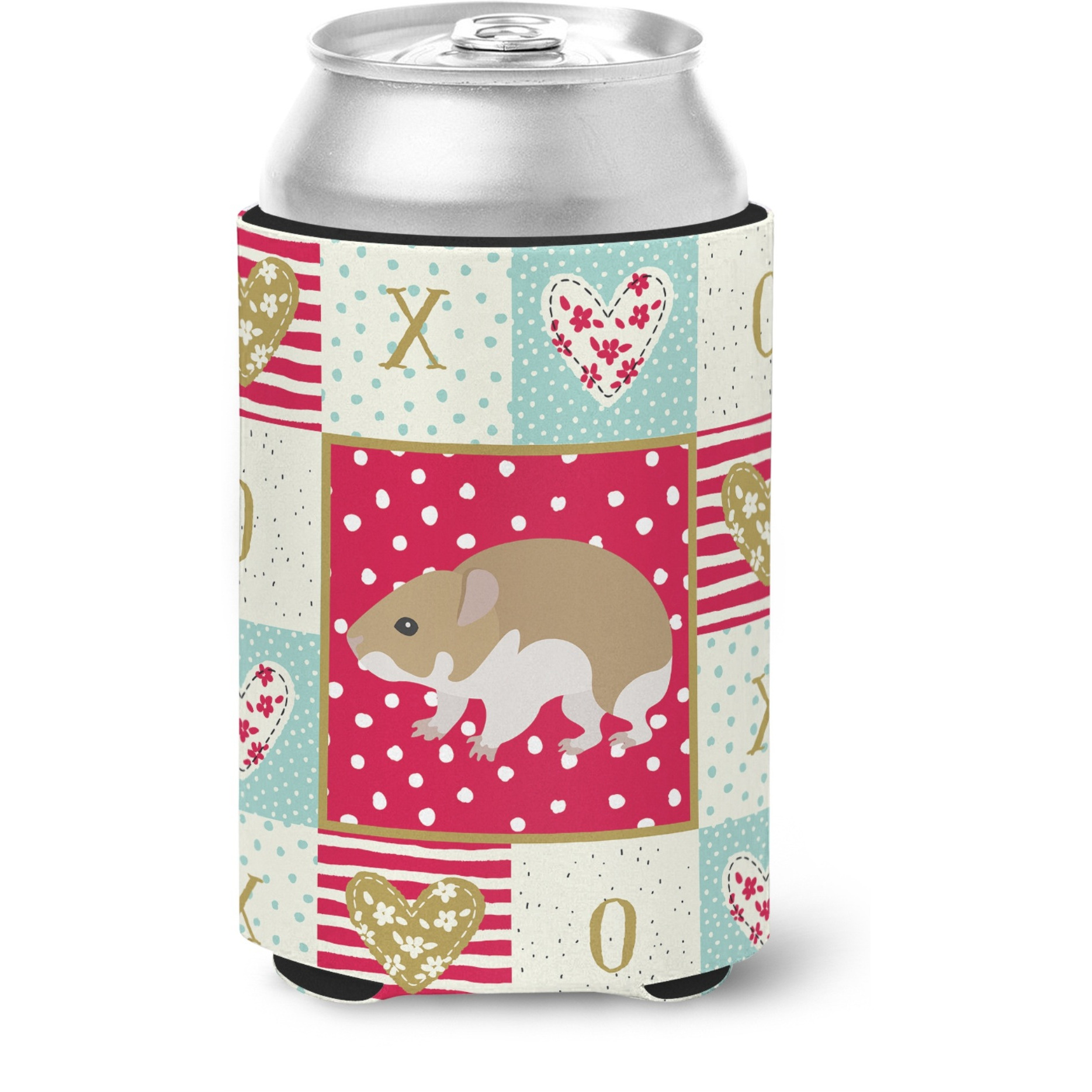 Carolines Treasures CK5445CC Turkish Hamster Love Can or Bottle Hugger cold-beverage-koozies, Multicolor