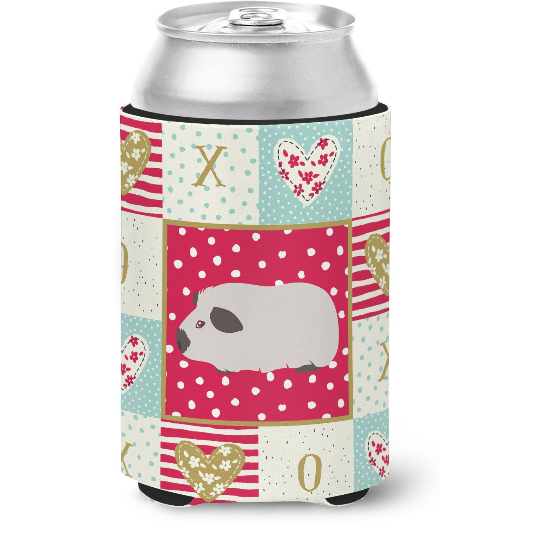 &quotCaroline's Treasures CK5429CC Himalayan Guinea Pig Love Can or Bottle Hugger cold-beverage-koozies, Multicolor"
