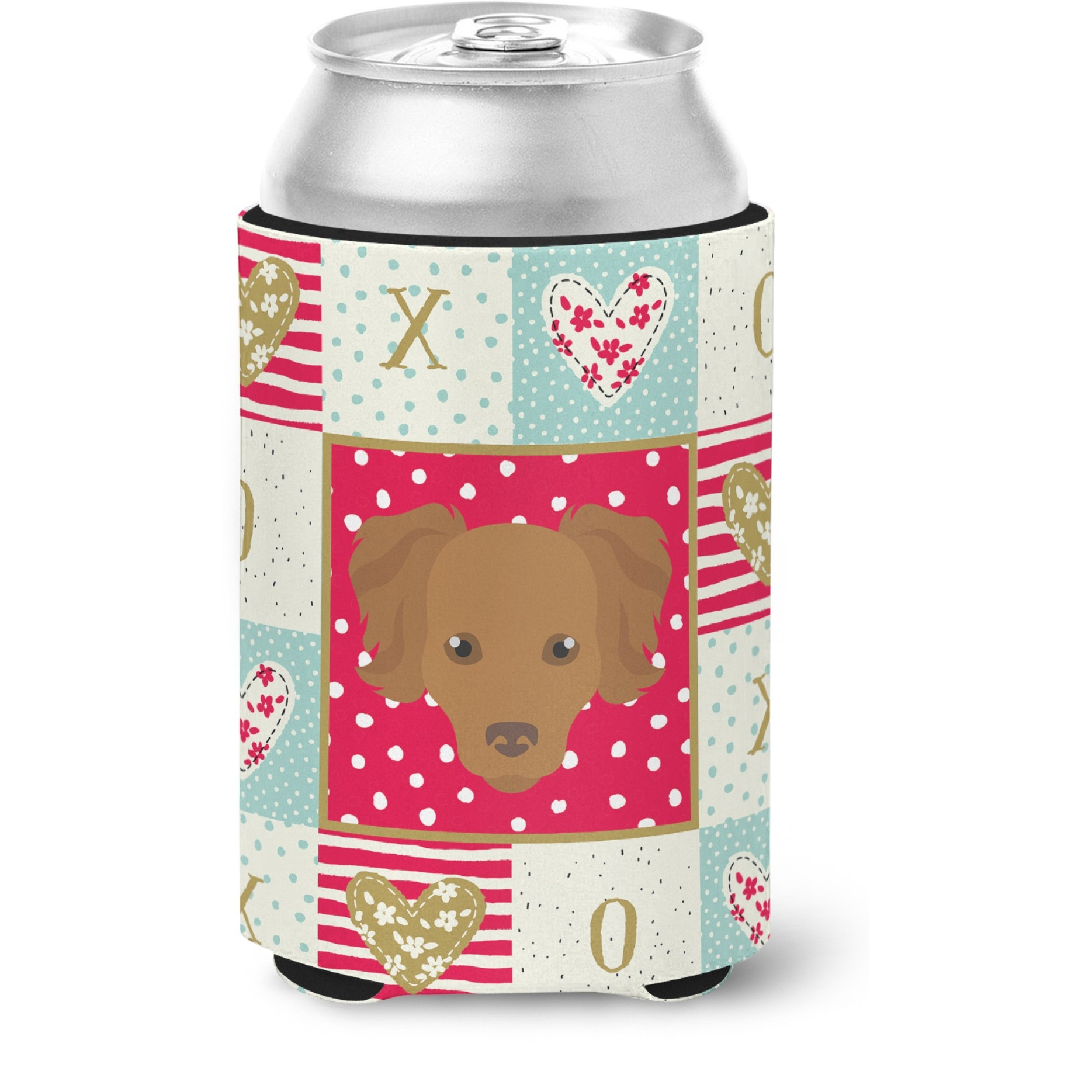&quotCaroline's Treasures CK5226CC Persian Chihuahua Love Can or Bottle Hugger cold-beverage-koozies, Multicolor"