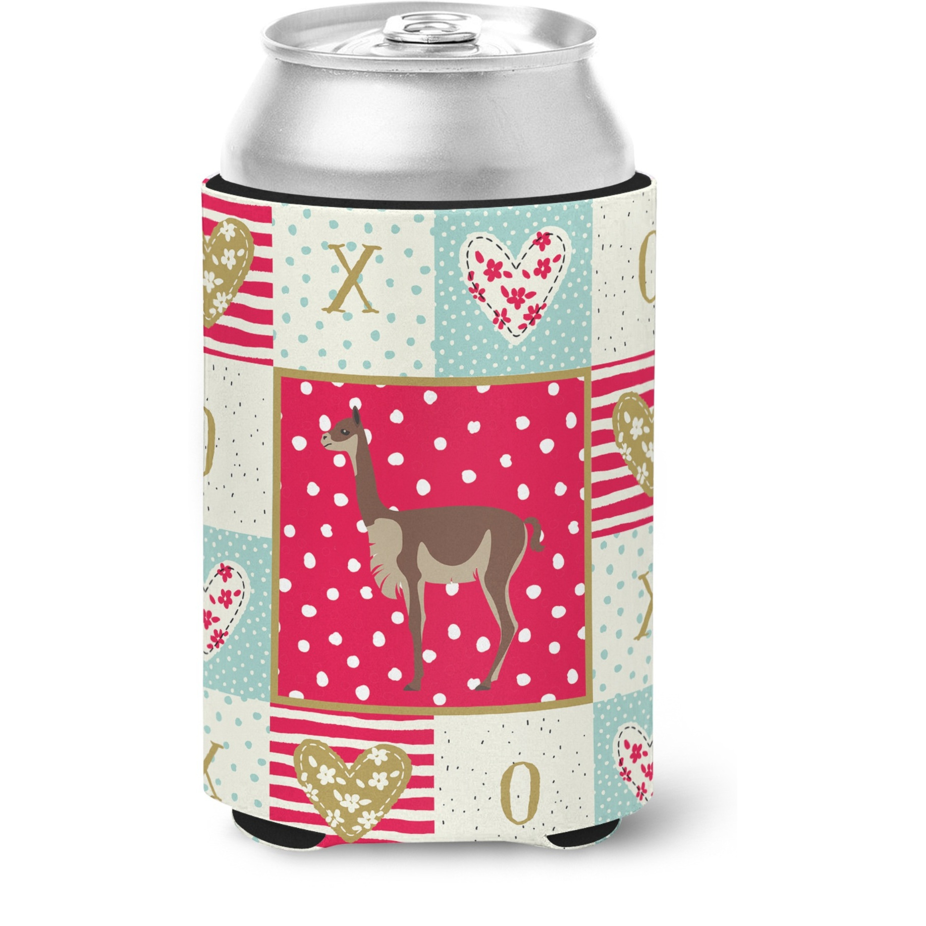 &quotCaroline's Treasures CK5344CC Vicugna or Vicuna Love Can or Bottle Hugger cold-beverage-koozies, Multicolor"