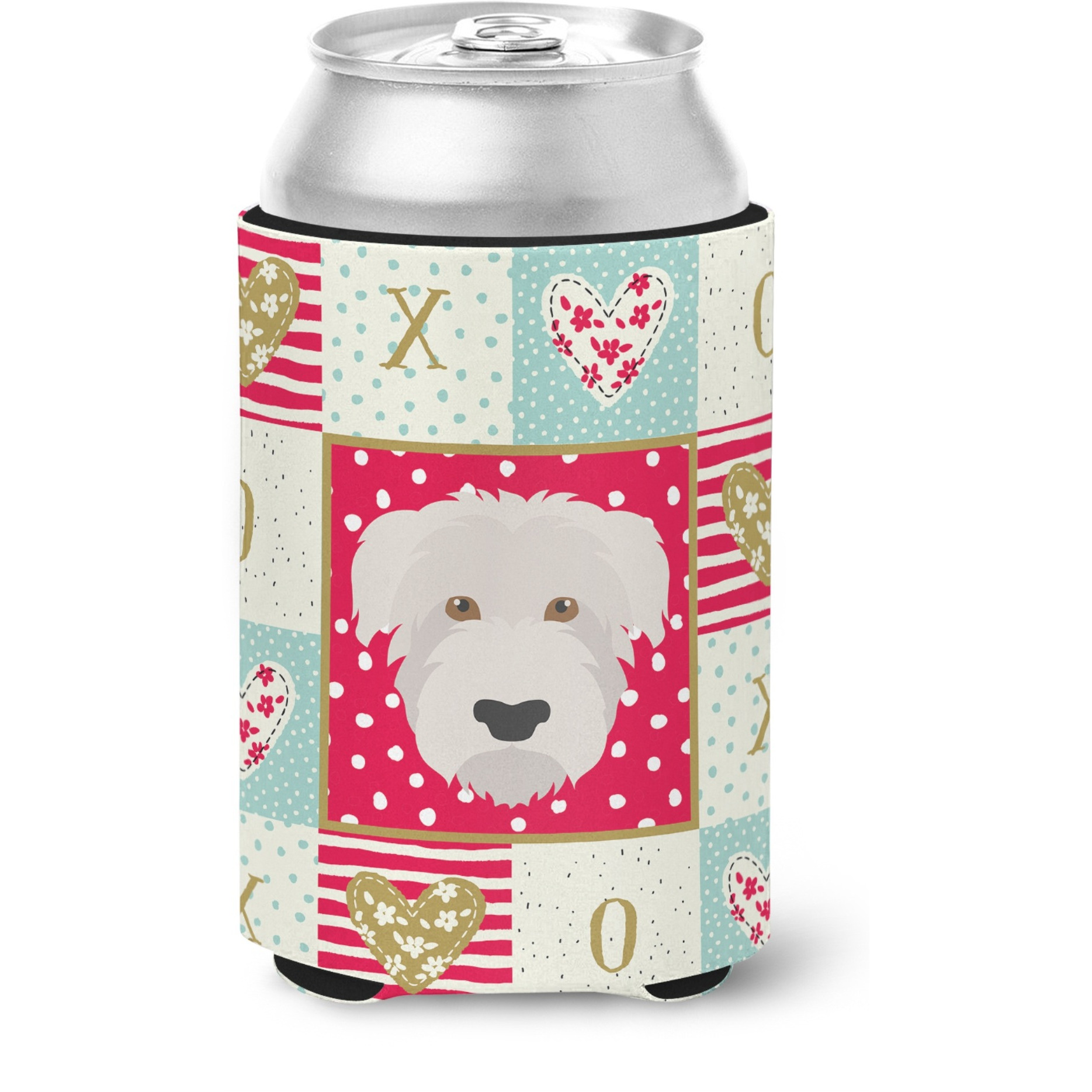 &quotCaroline's Treasures CK5202CC Glen of Imaal Love Can or Bottle Hugger cold-beverage-koozies, Multicolor"