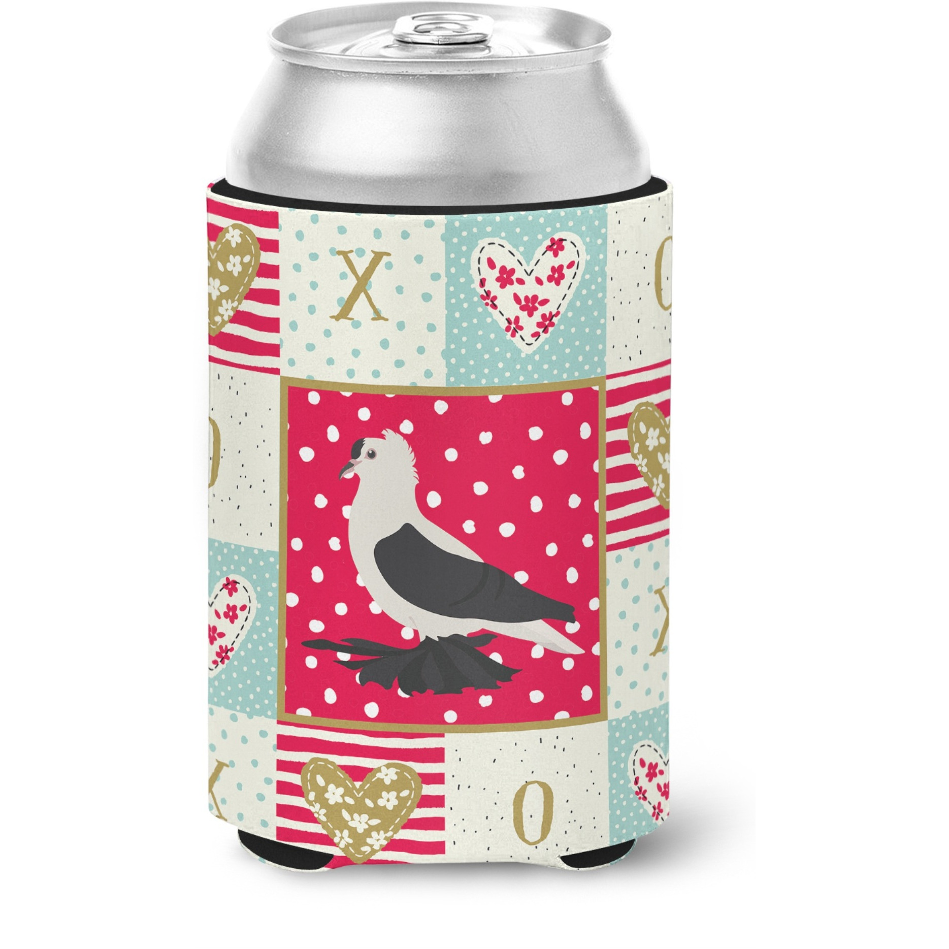 &quotCaroline's Treasures CK5373CC Saxon Fairy Swallow Pigeon Love Can or Bottle Hugger cold-beverage-koozies, Multicolor"