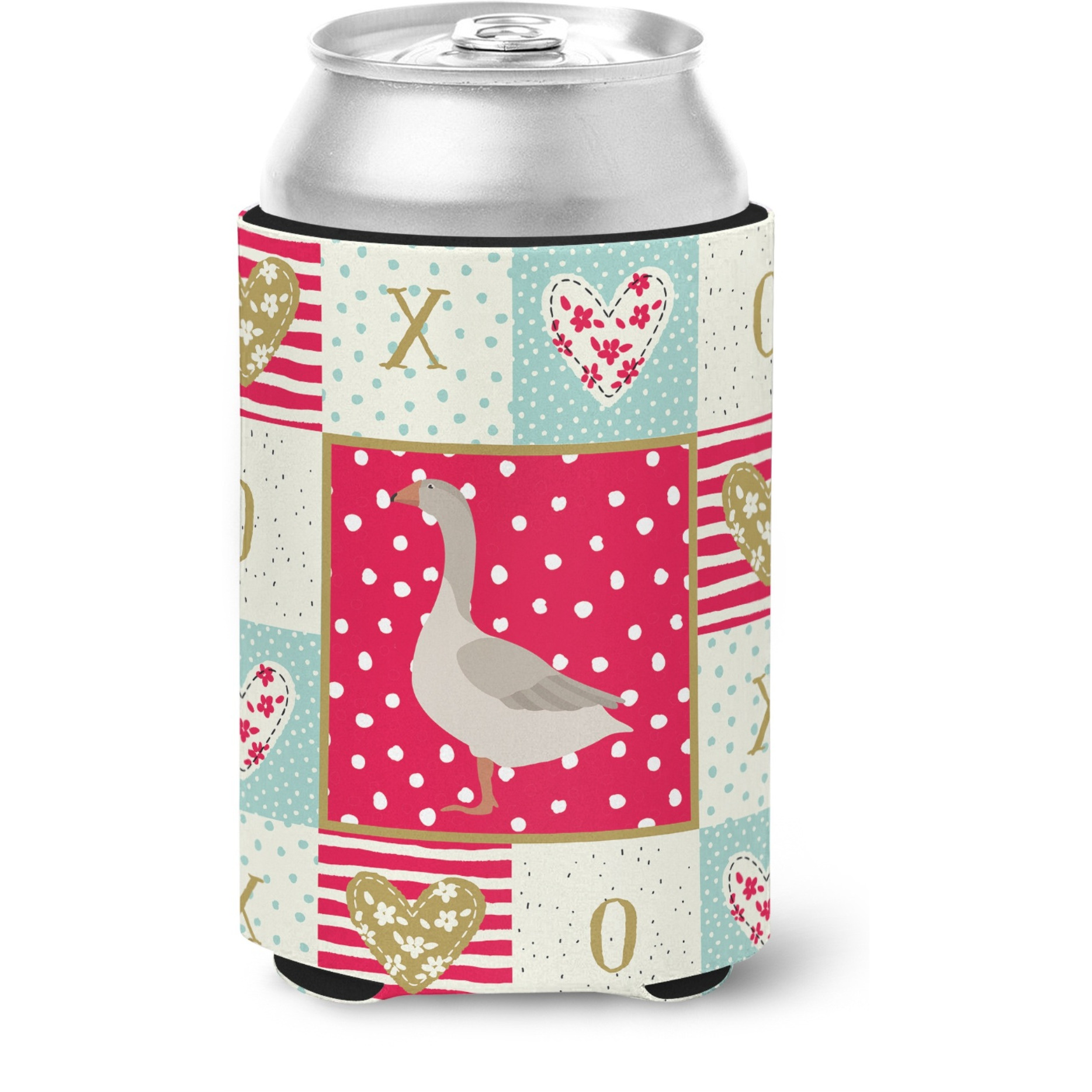 &quotCaroline's Treasures CK5321CC Steinbacher Goose Love Can or Bottle Hugger cold-beverage-koozies, Multicolor"